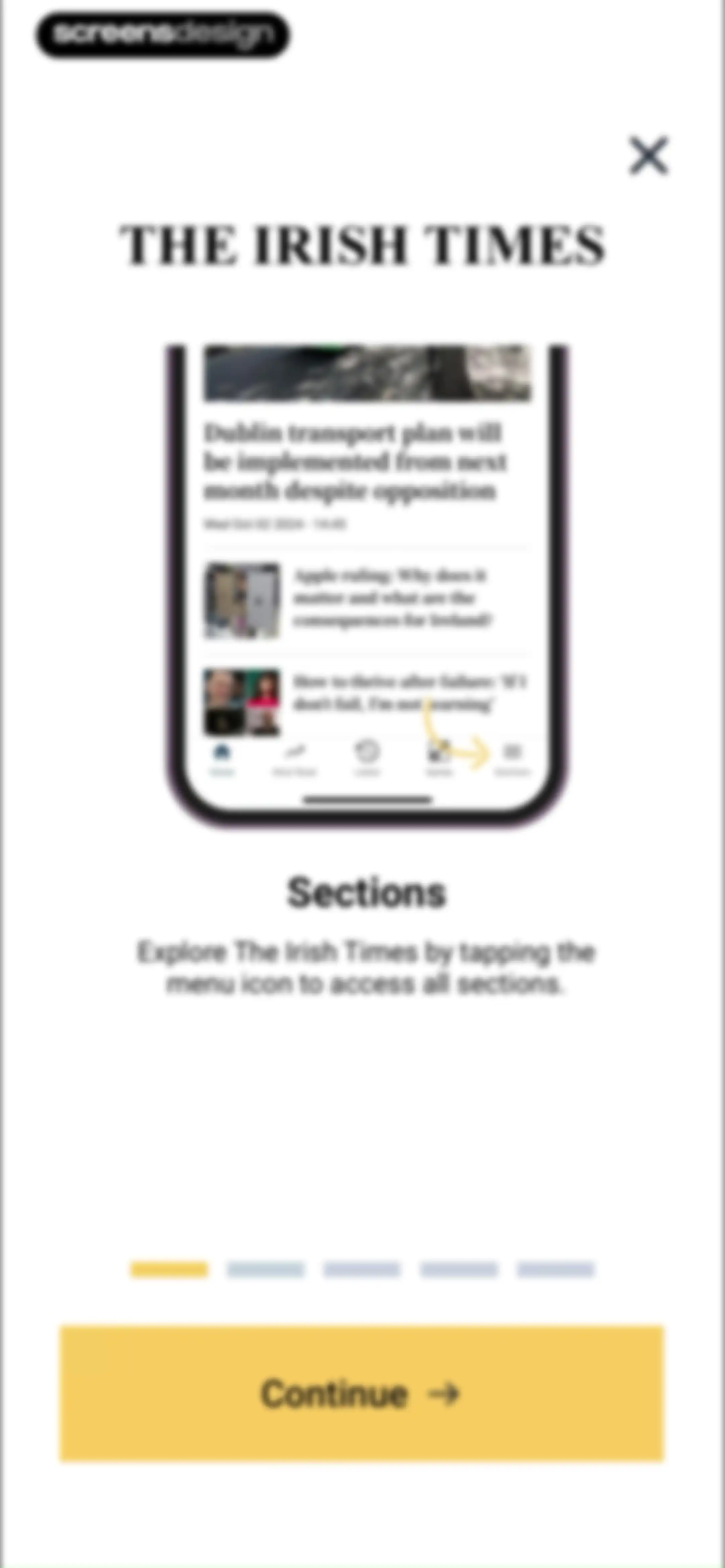The Irish Times screen 3