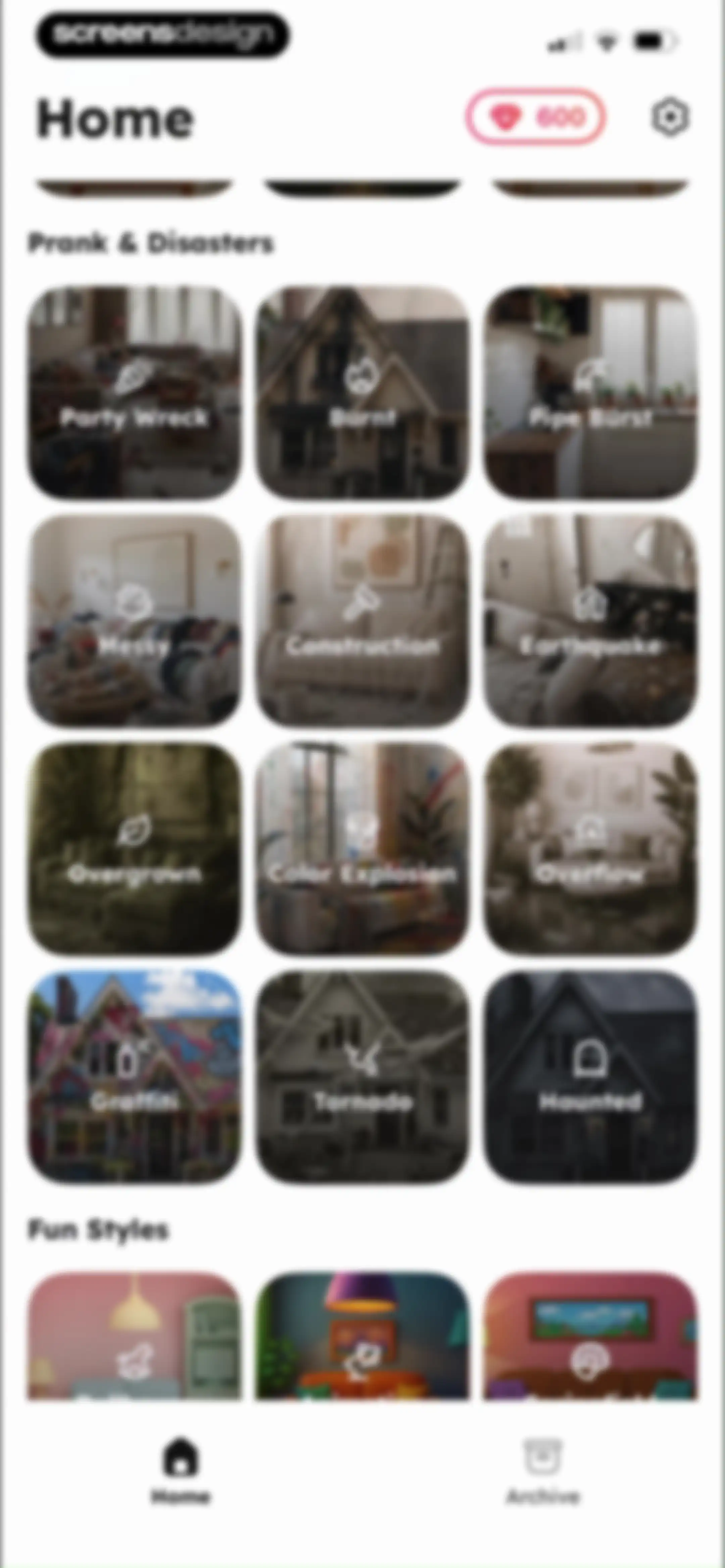 House AI: AI Room Design, Home screen 29