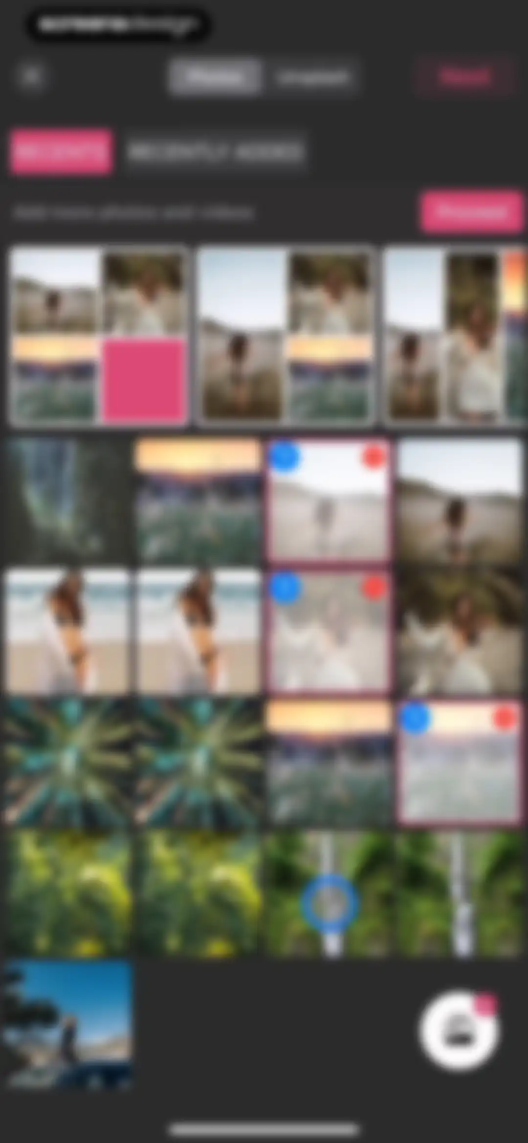 Layout Photo Collage - Mixgram screen 5
