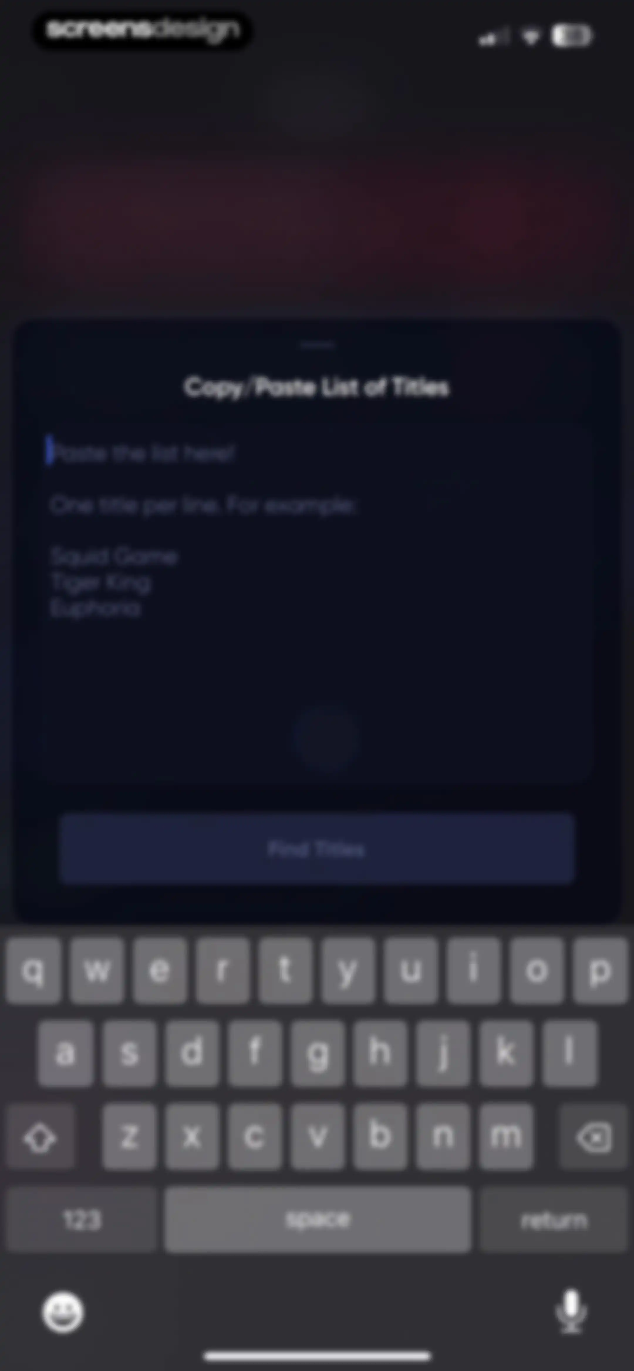 Queue - Find Movies & Shows screen 187
