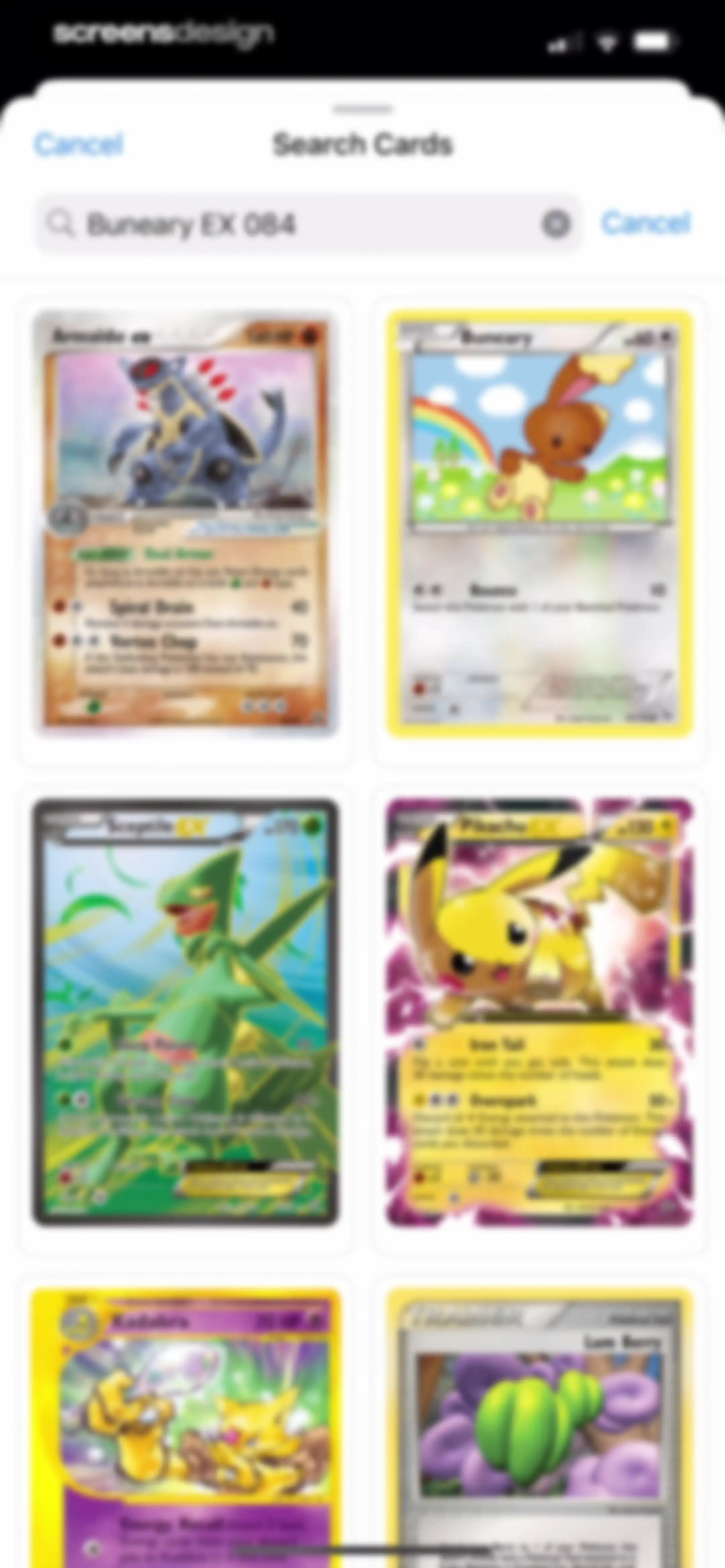 TCG Scanner Card - Pokechart screen 44