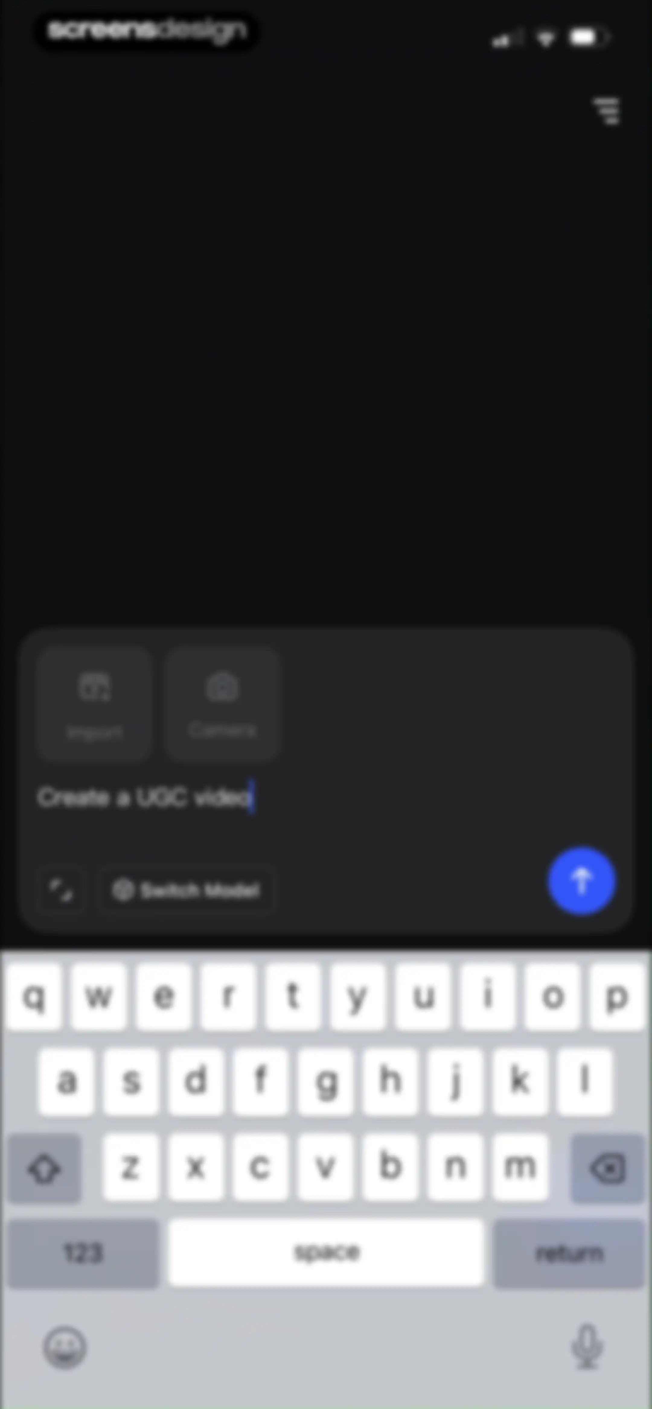 Vmake Labs: create viral video screen 135