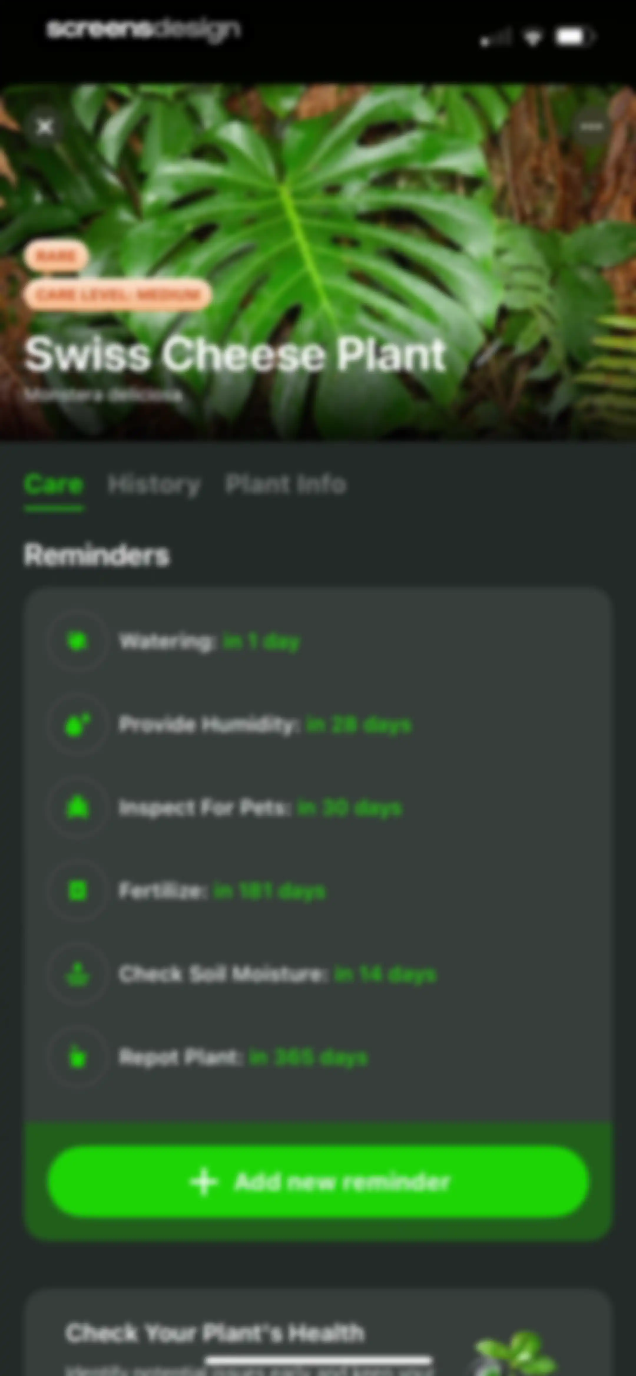 Plant Identifier & Care App screen 81