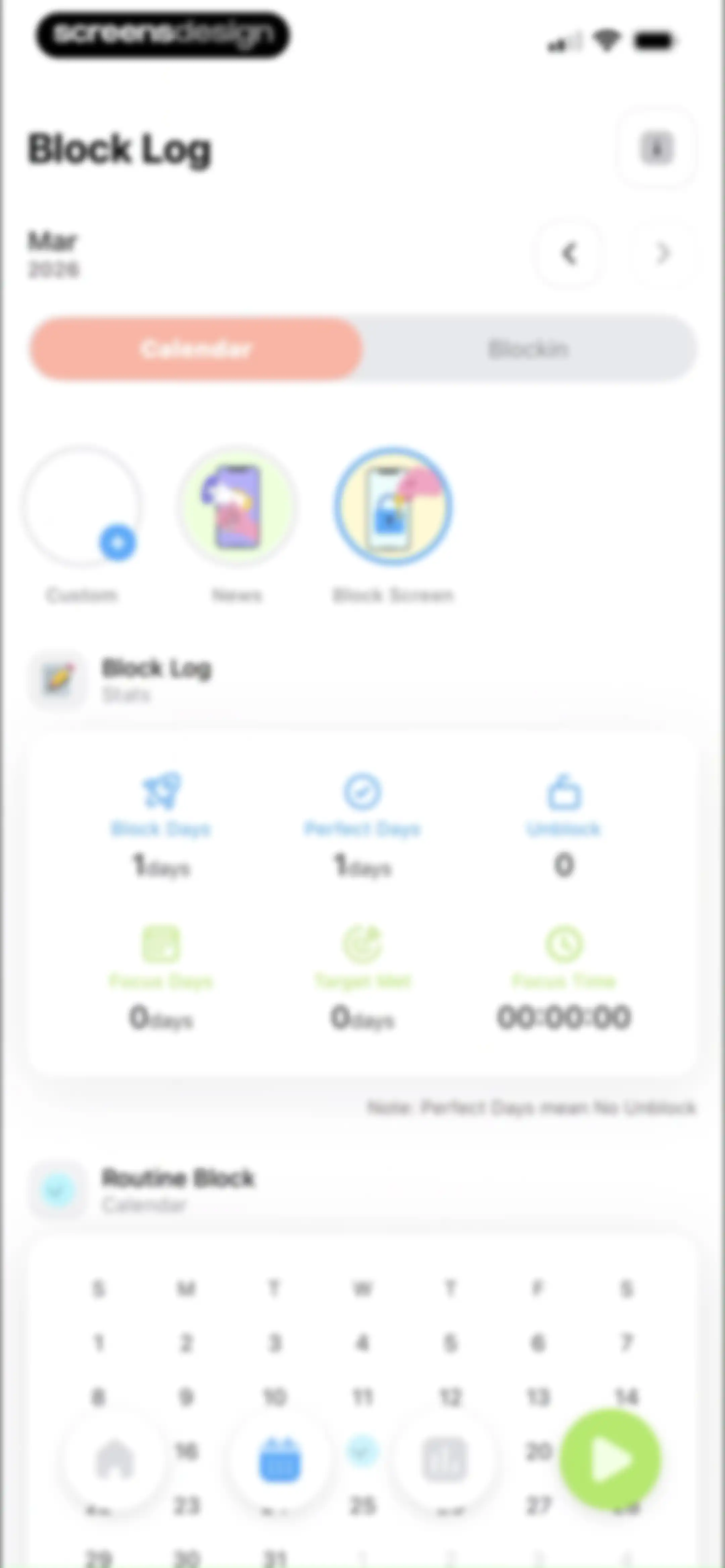 Blockin -Screen Time for Focus screen 70