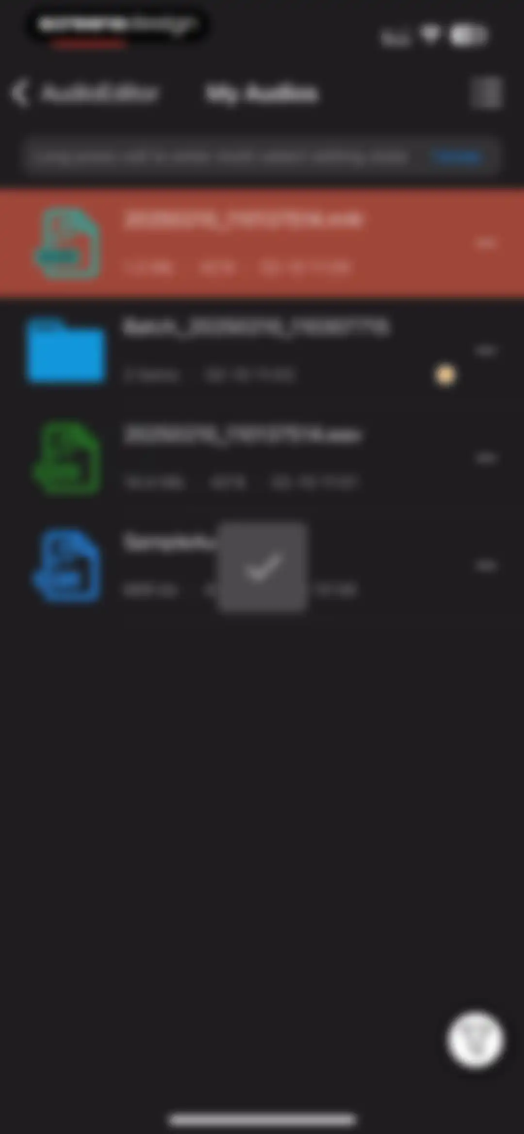 Audio Editor - Music editor screen 67