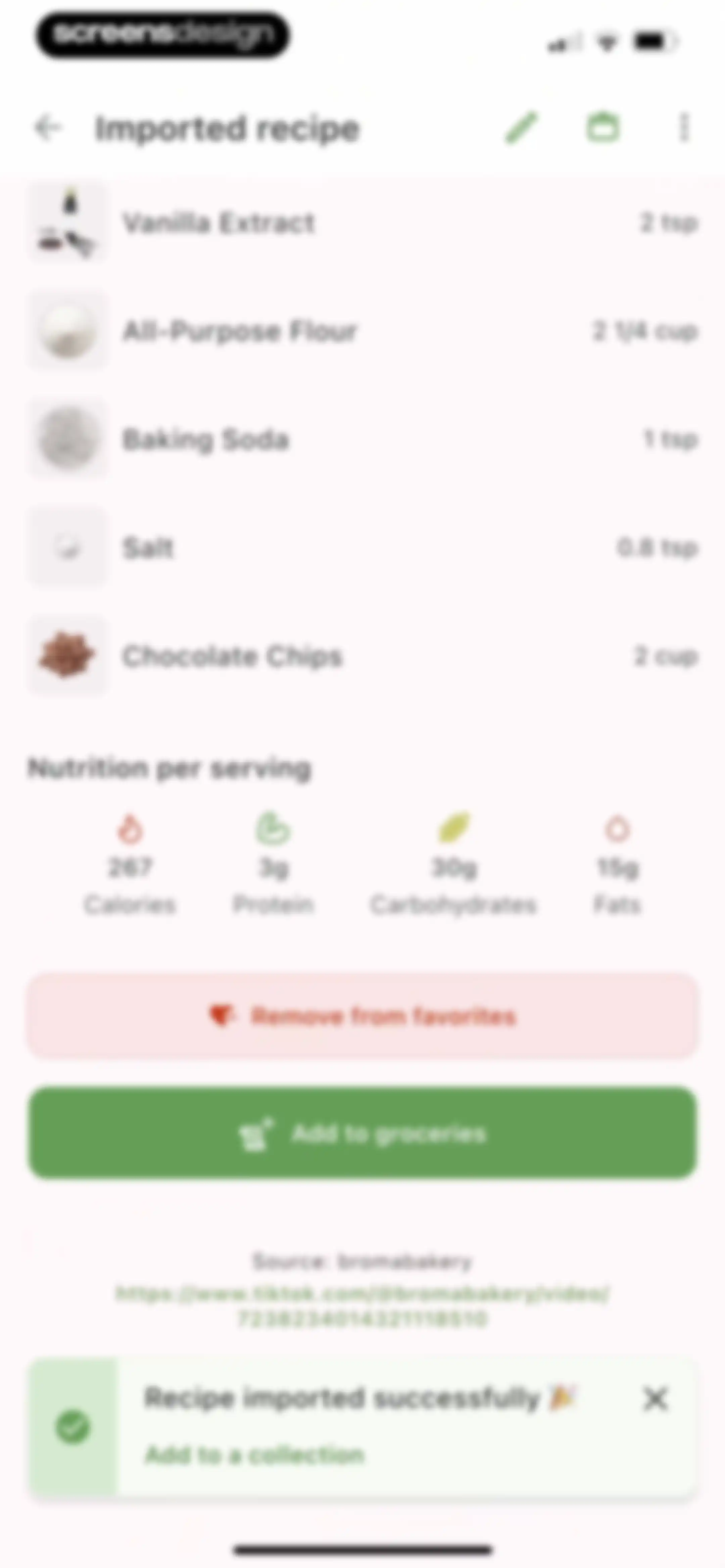 All My Meals - Keep Recipes screen 56