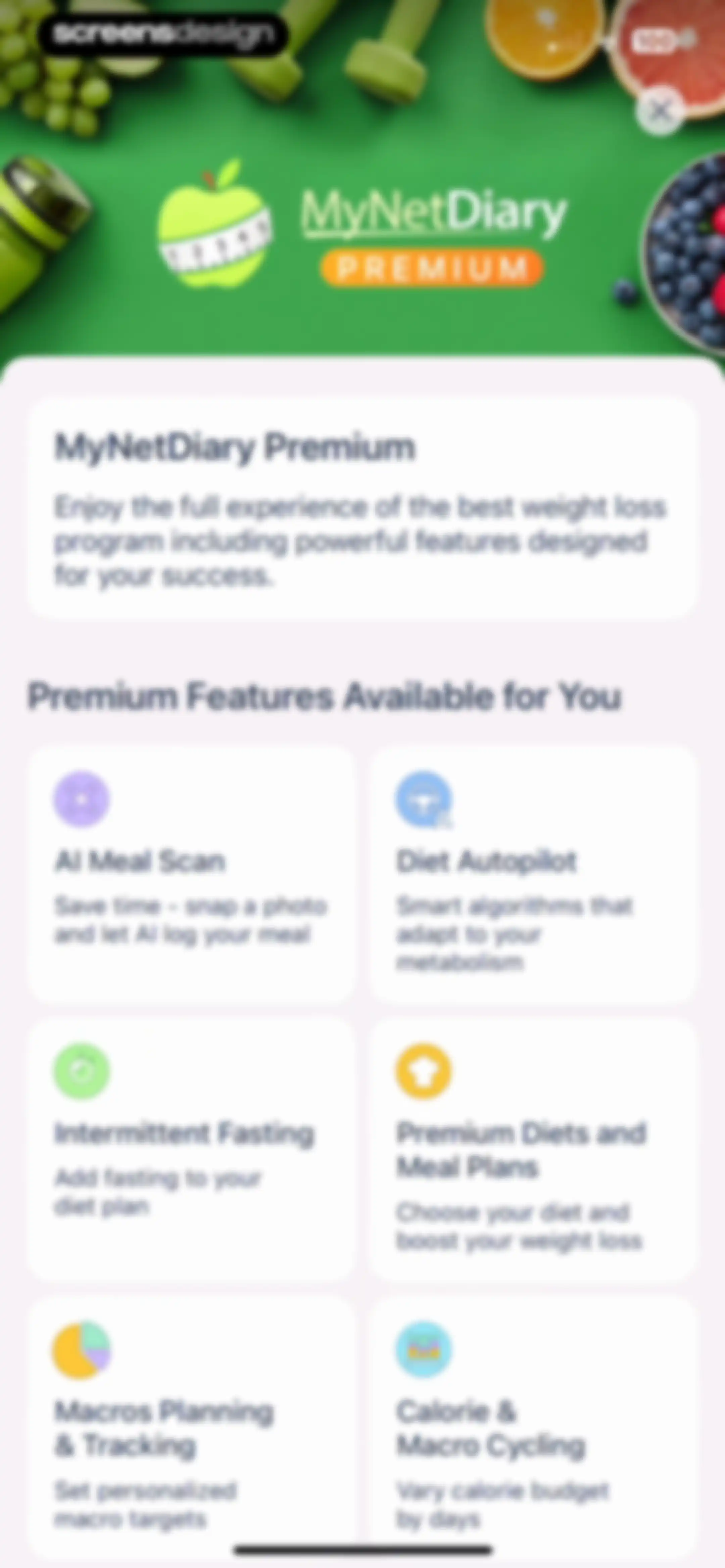 Calorie Counter - MyNetDiary screen 259