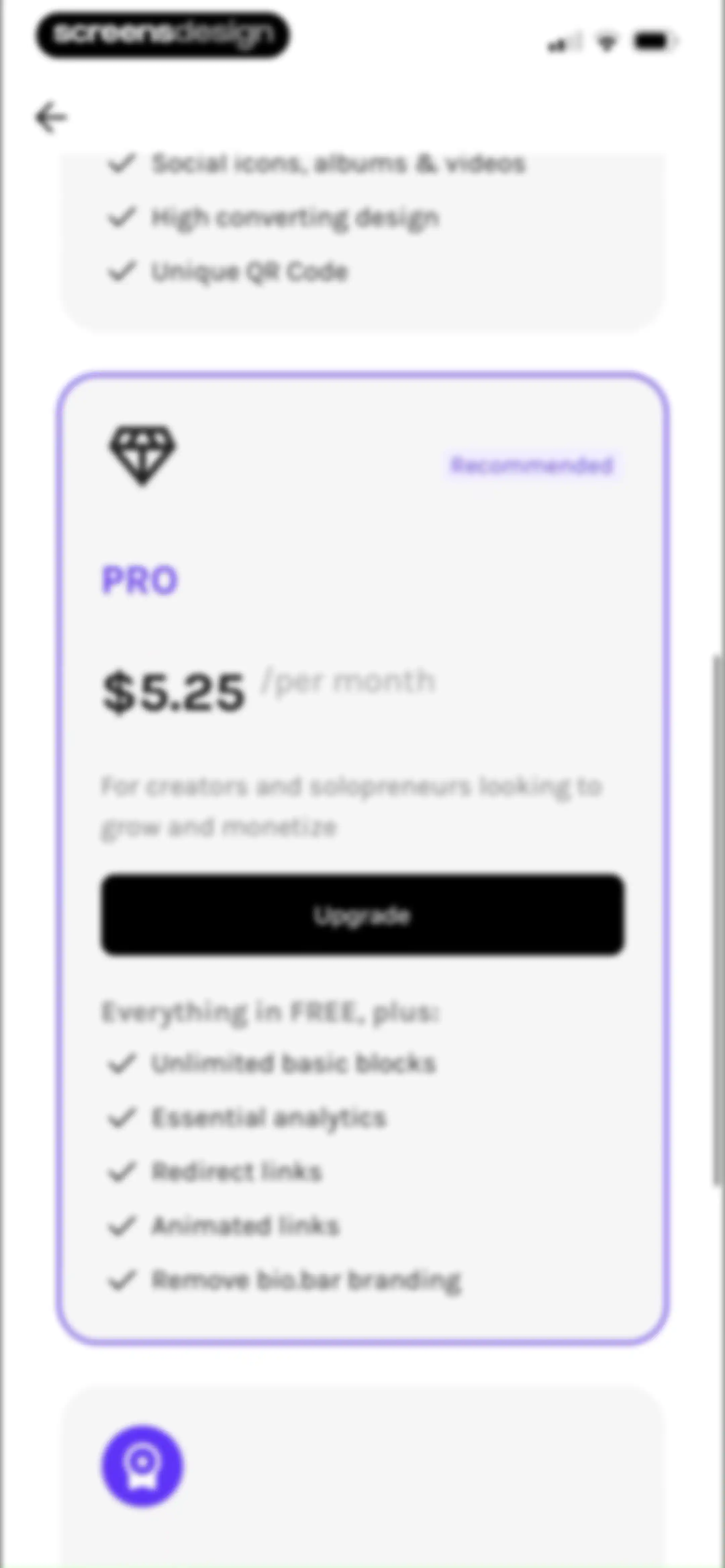 UNUM — Layout & Feed Preview screen 106