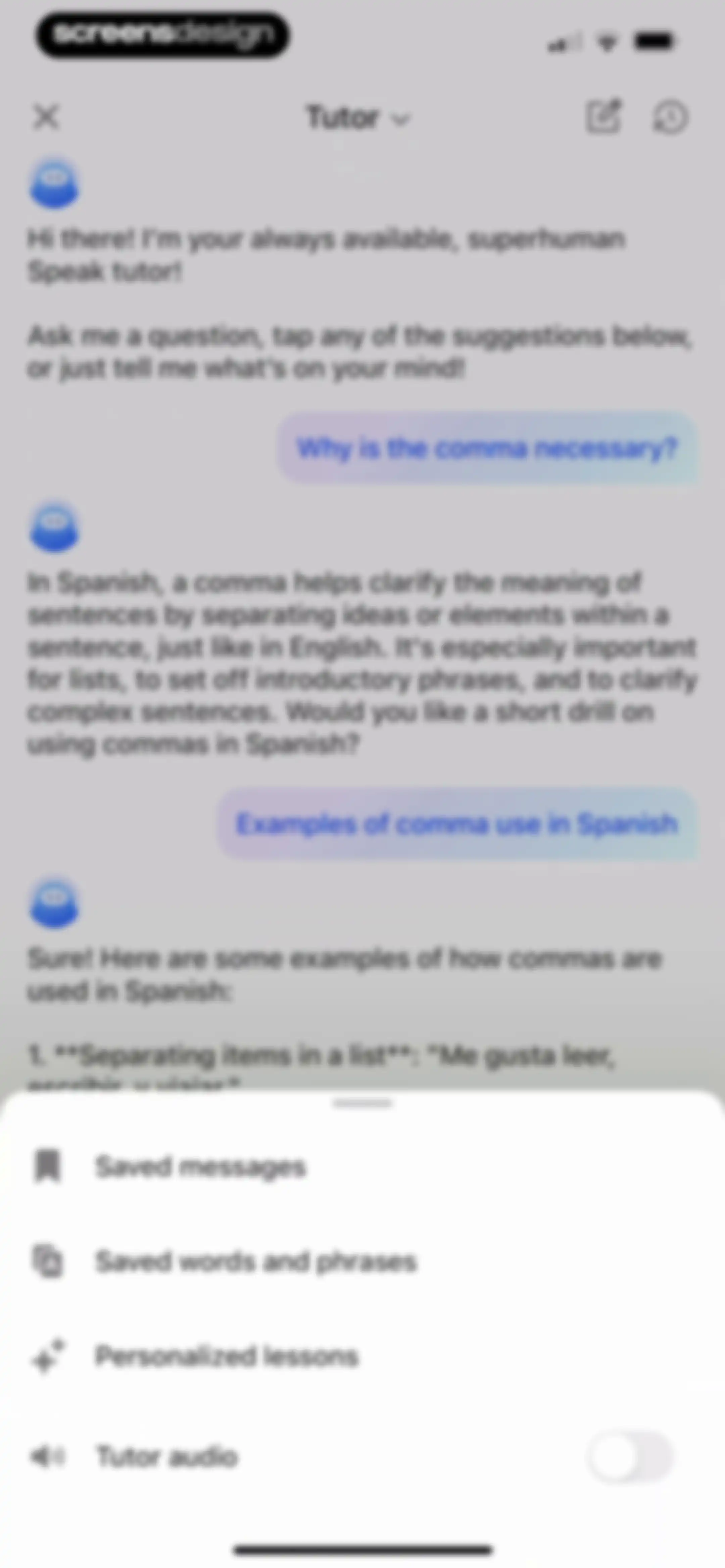 Speak: Language Learning screen 77