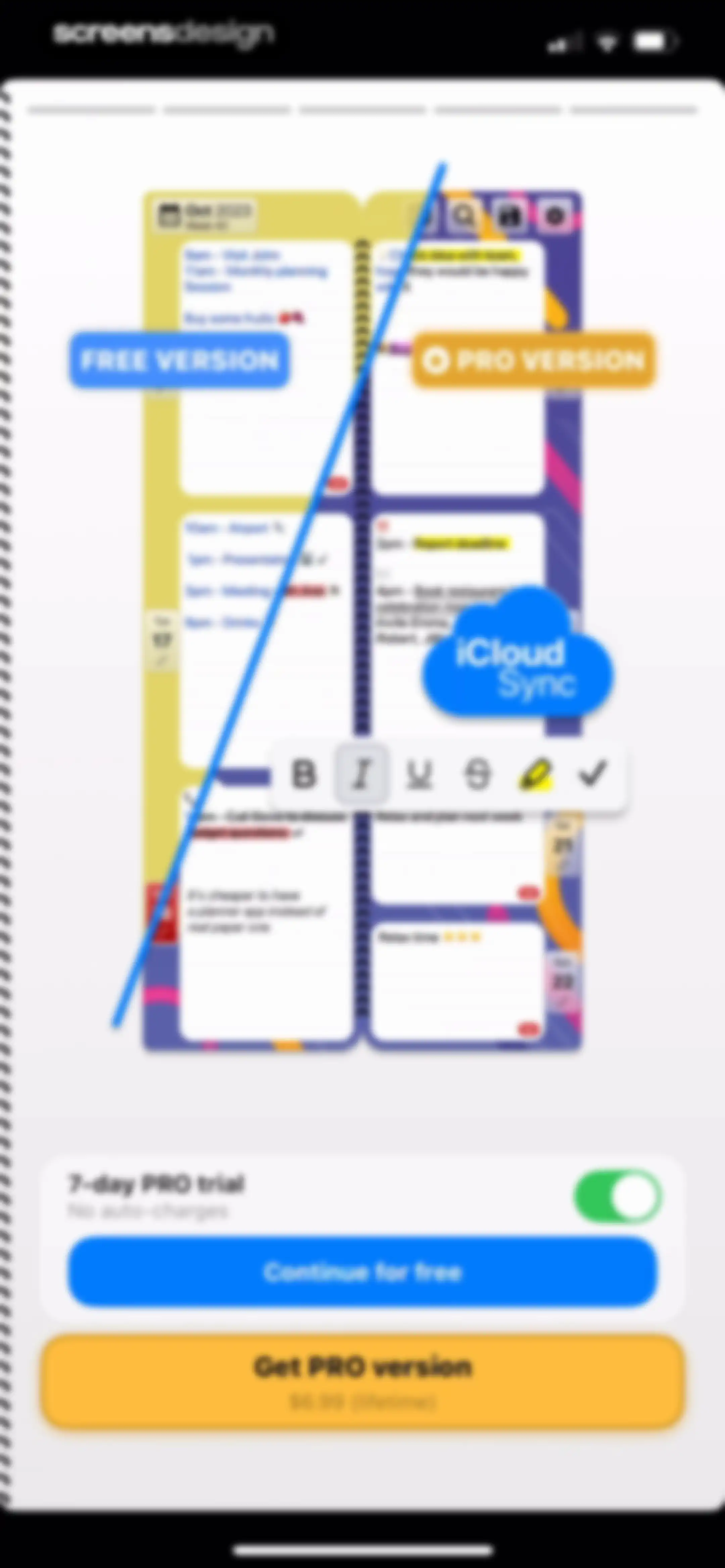 Weekly Planner - Diary, Notes screen 7