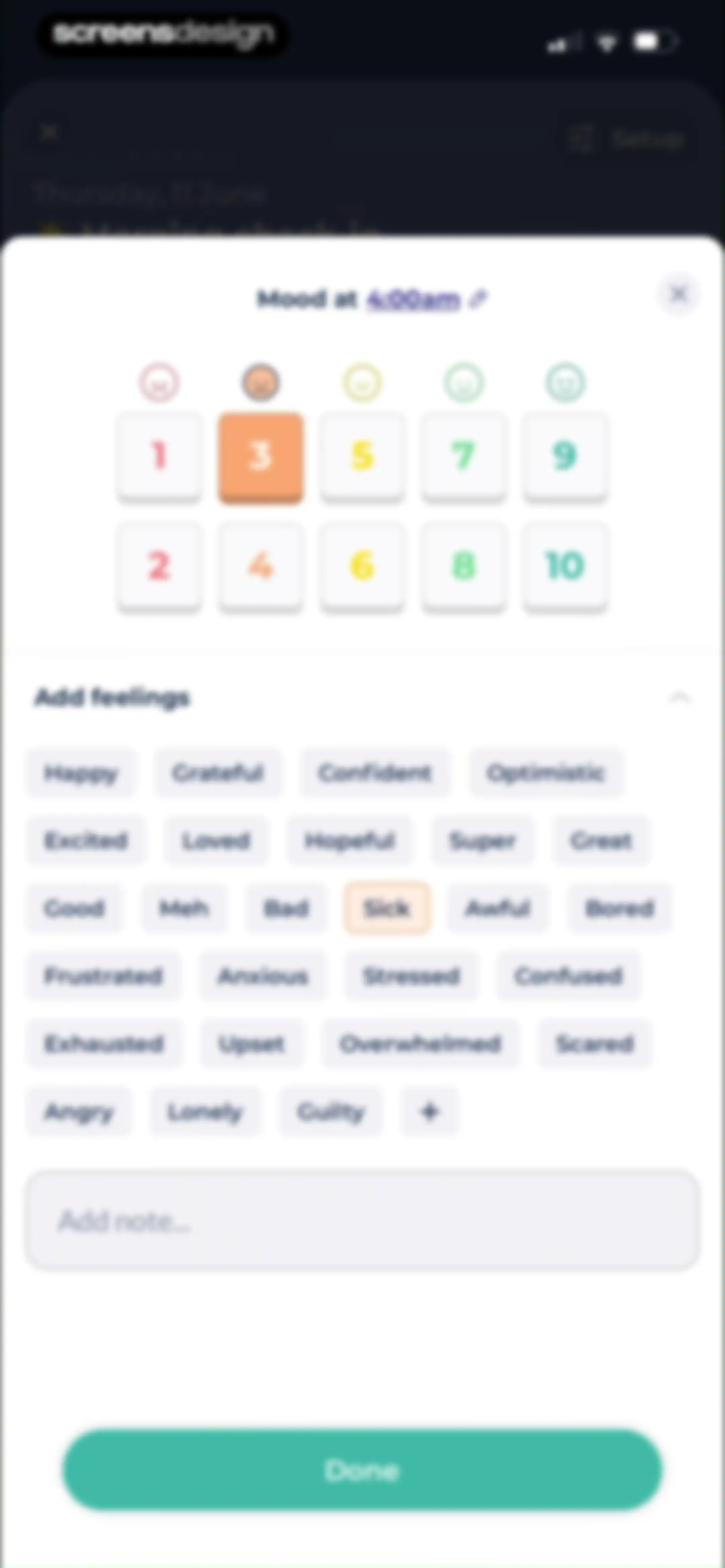Bearable - Symptom Tracker screen 88