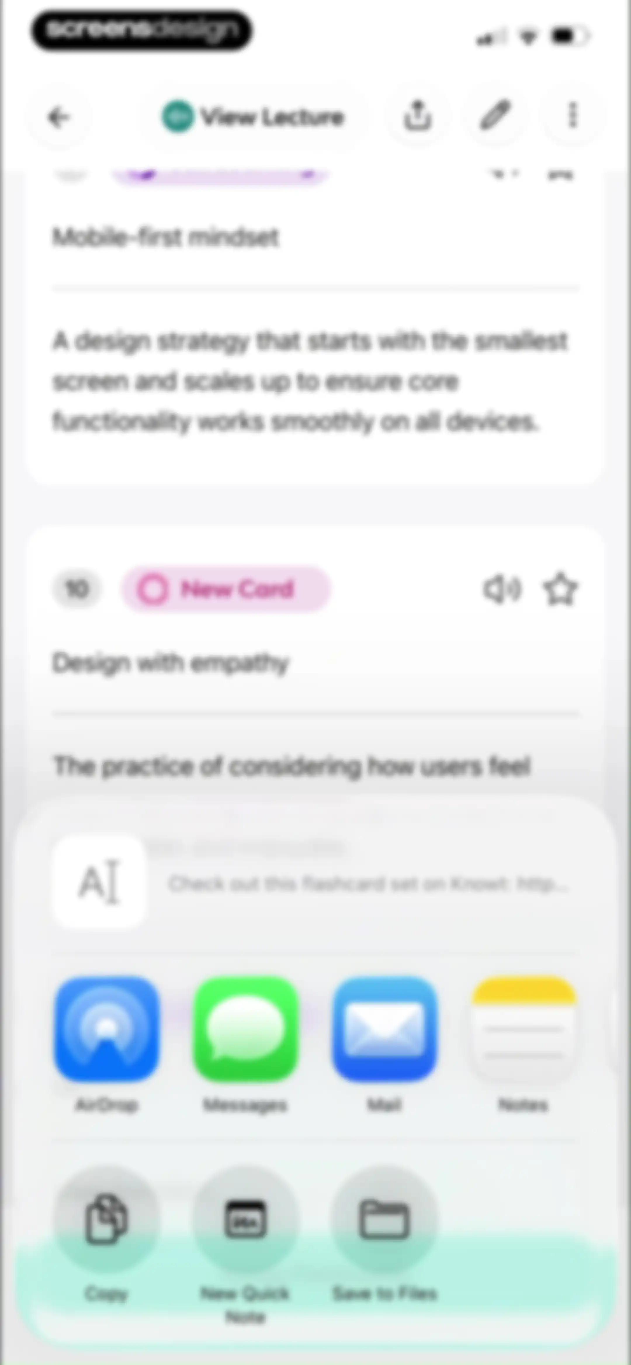 Knowt: AI Flashcards & Notes screen 87