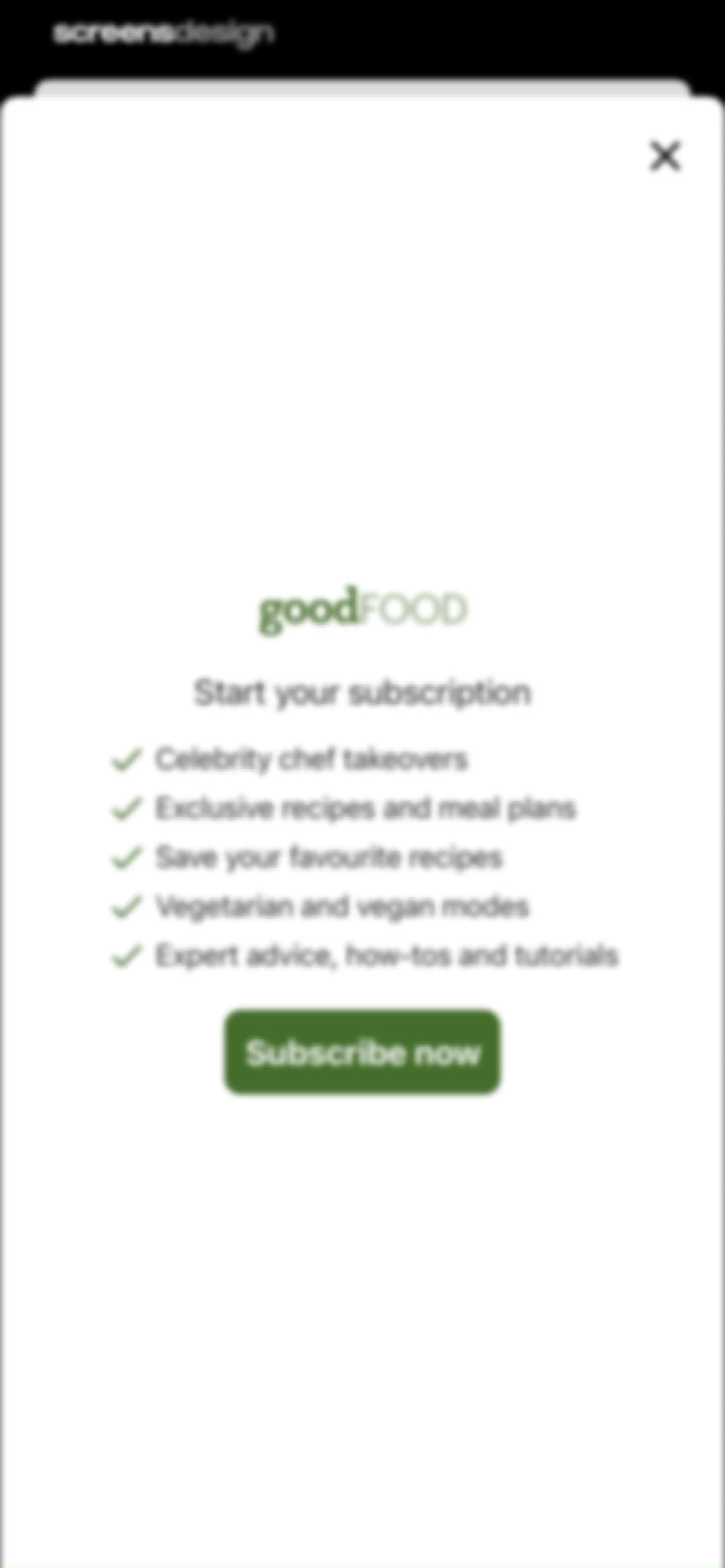 Good Food: Recipe Finder screen 30