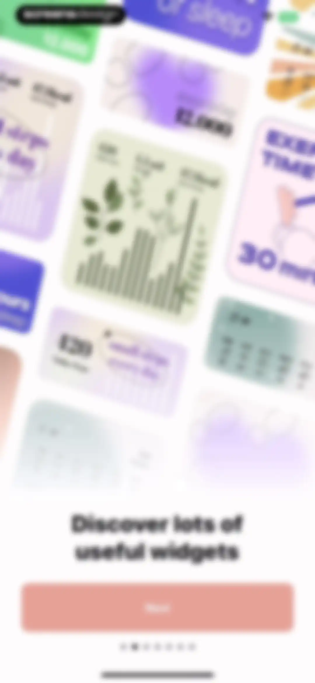 Aesthetic: App icons & Widgets screen 5