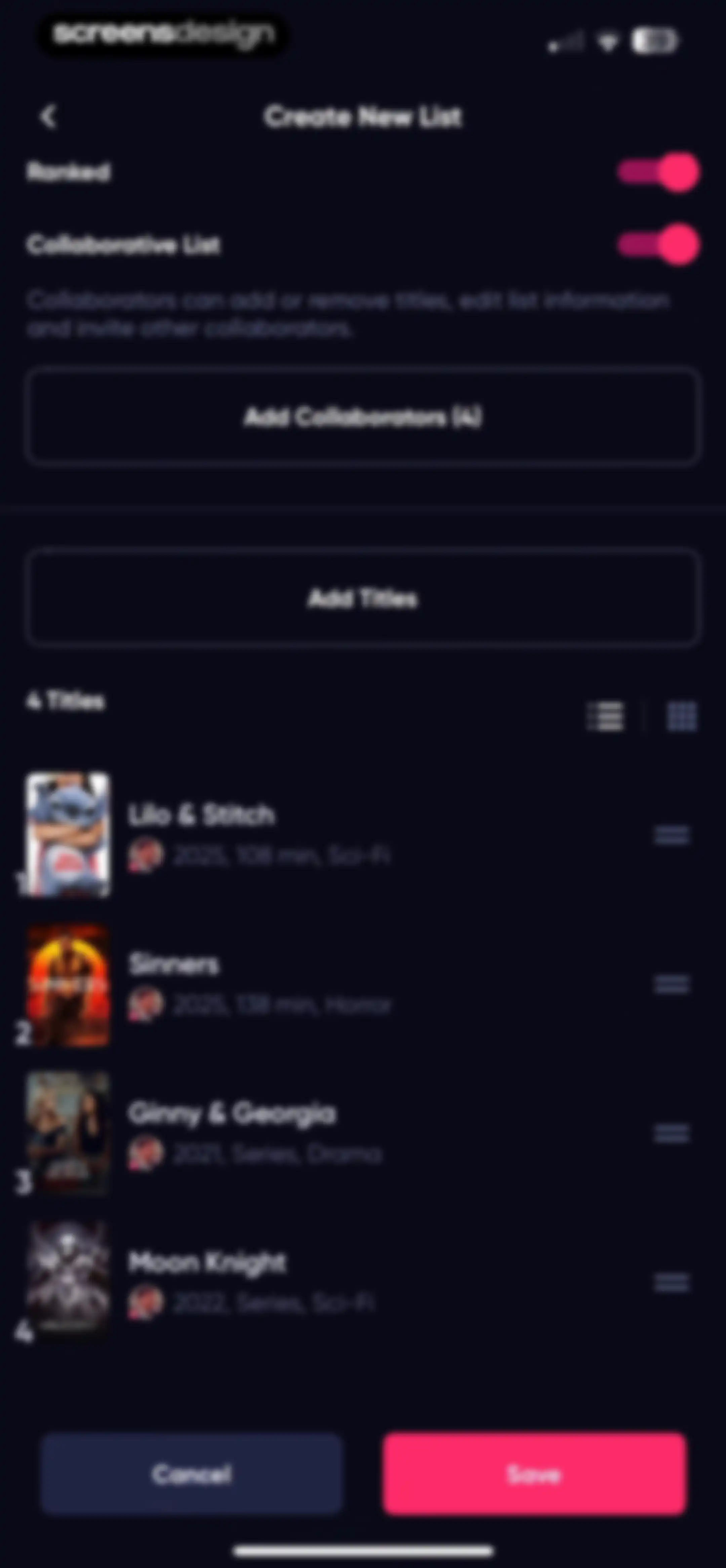 Queue - Find Movies & Shows screen 121