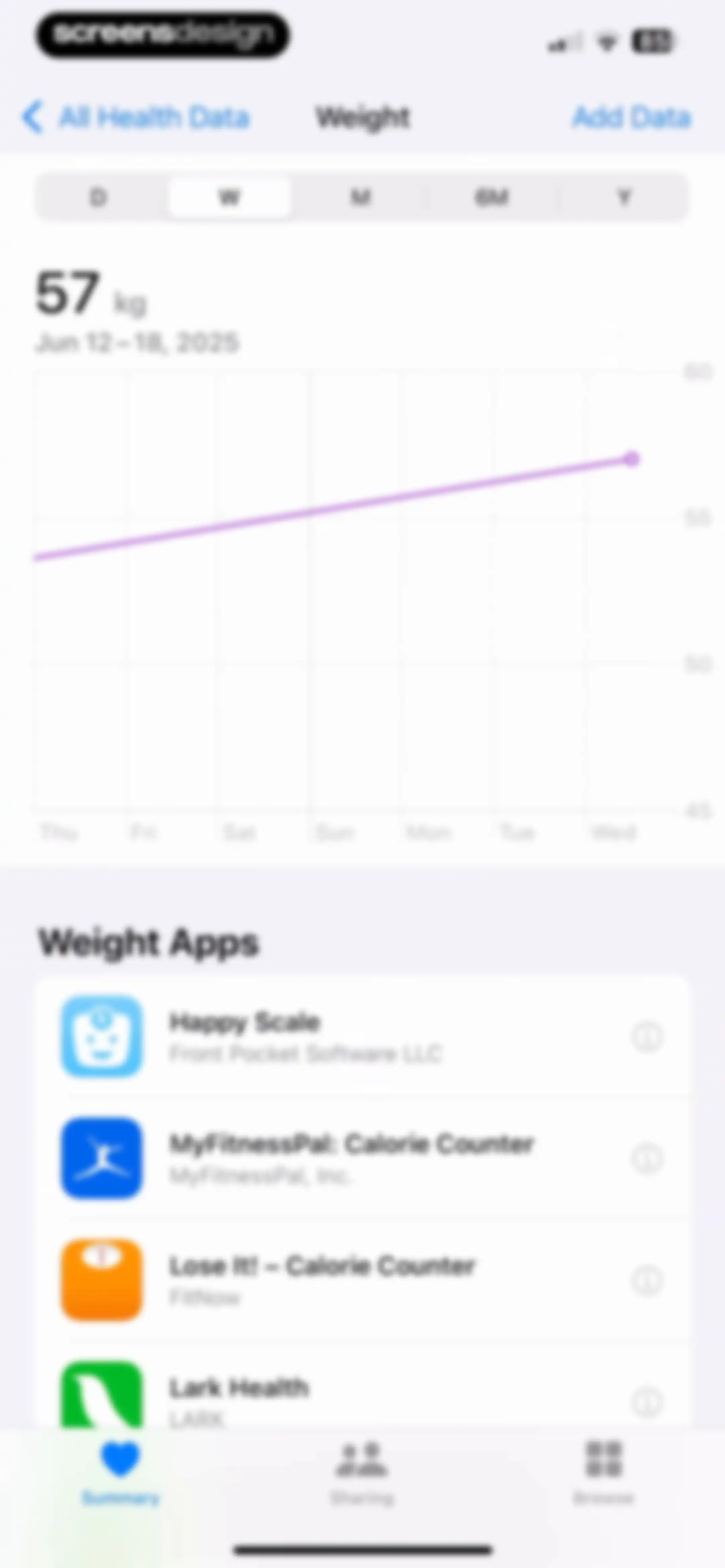 Apple Health screen 52