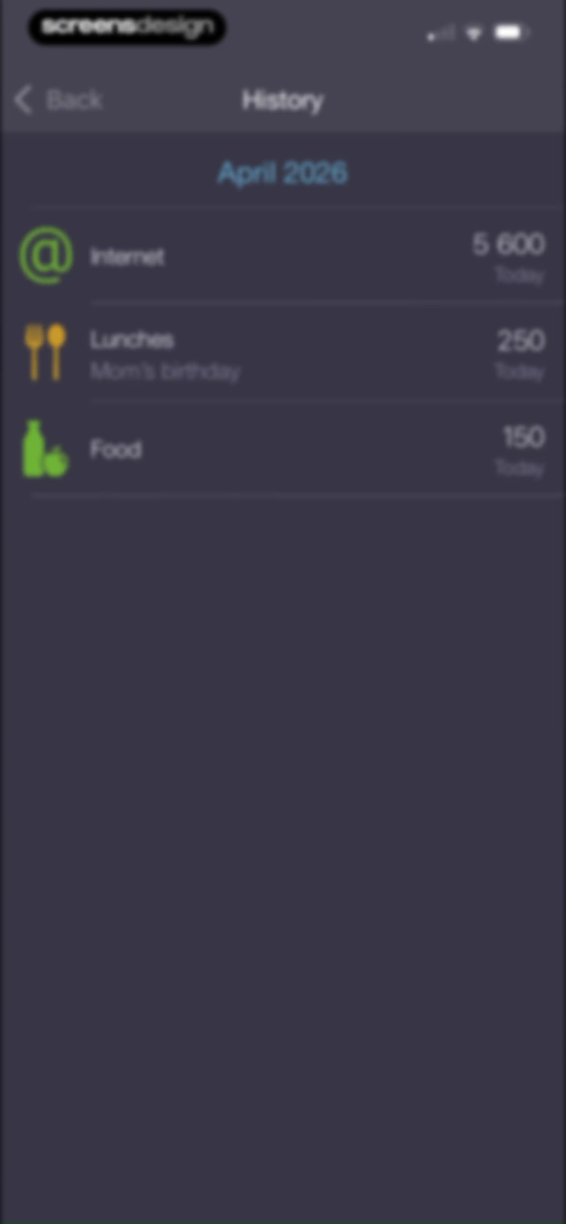 Expenses OK - expenses tracker screen 15