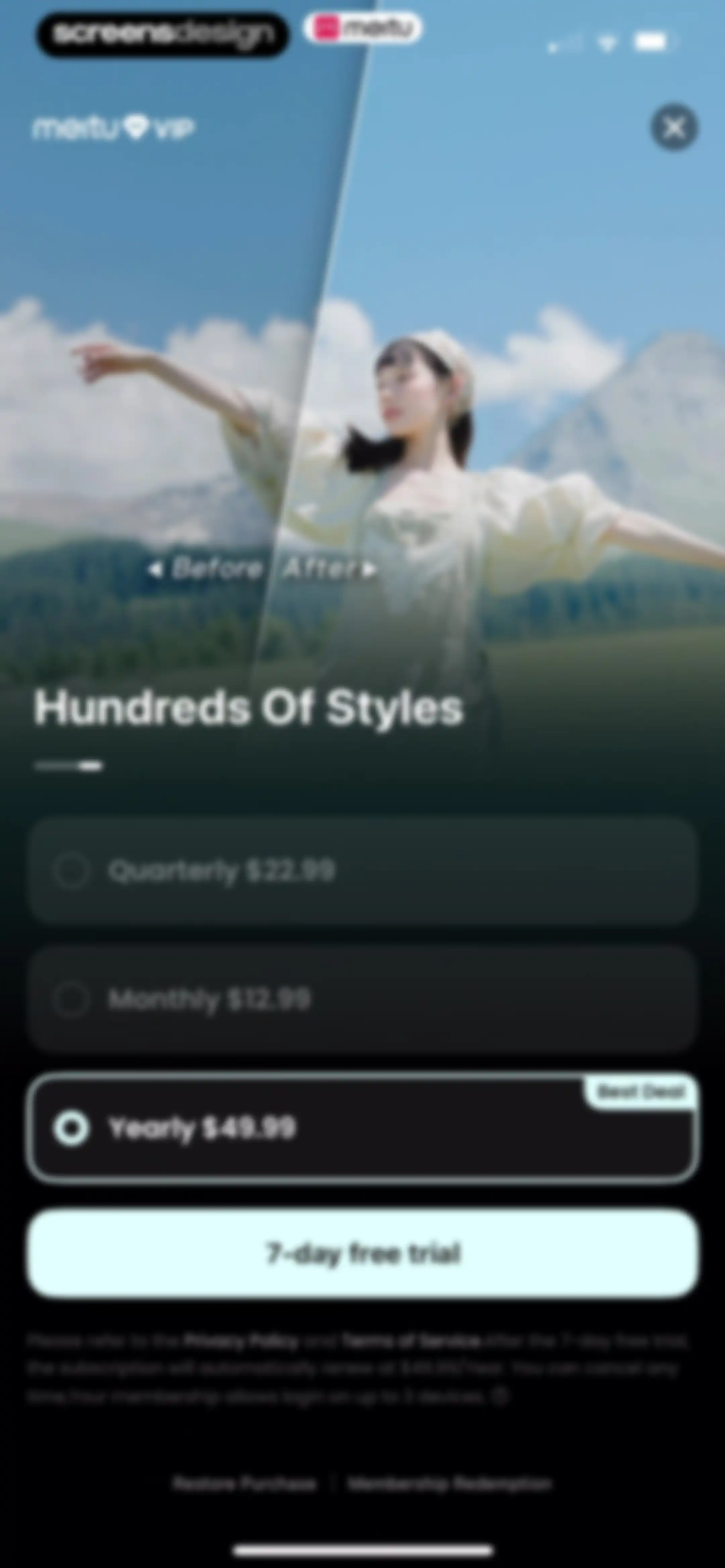 Meitu AI Photo & Video Editor screen 8