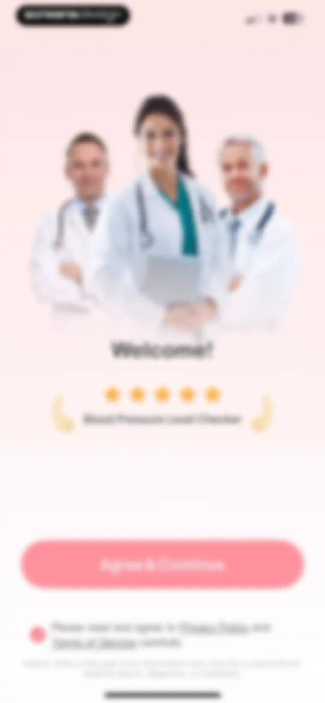 Blood Pressure Level Checker screen 2