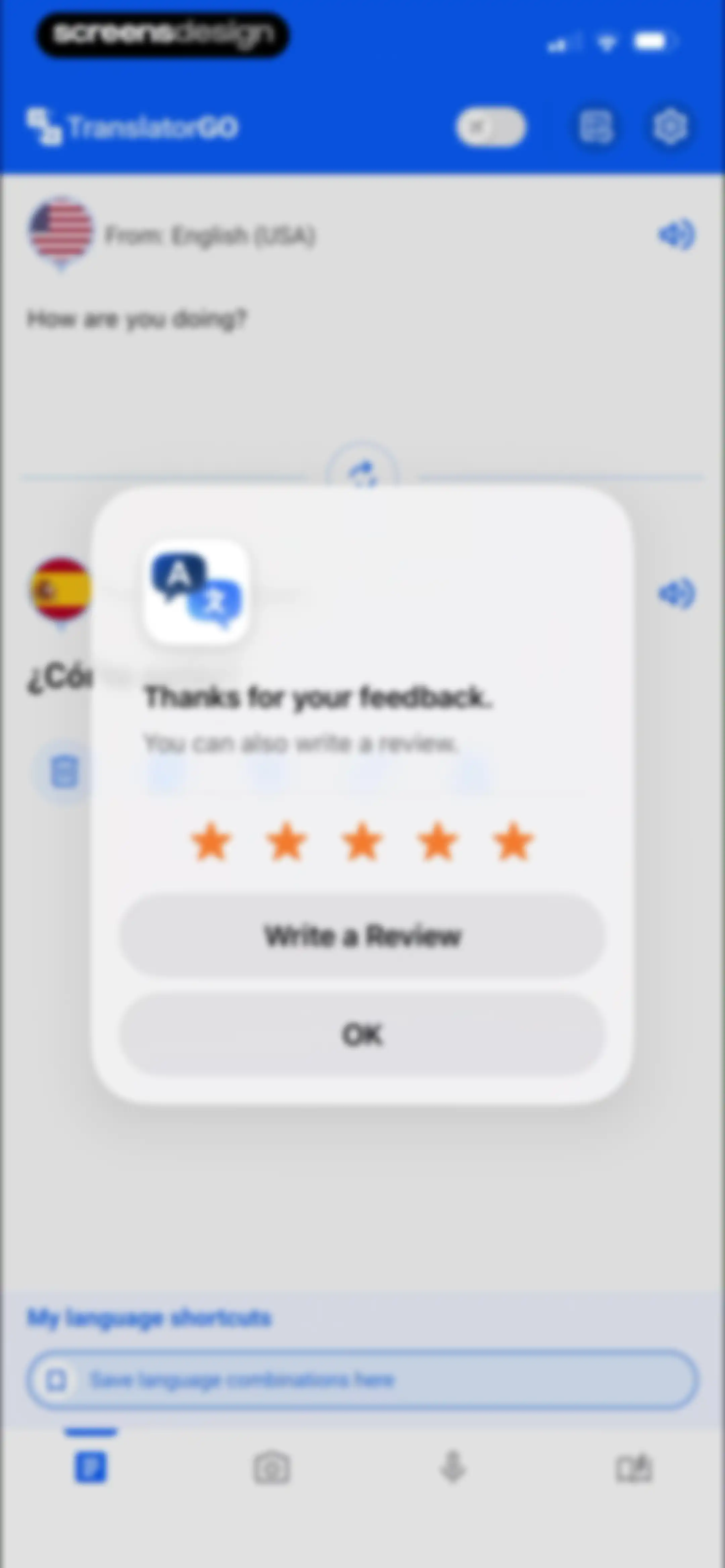 Translator GO: AI Translate screen 14