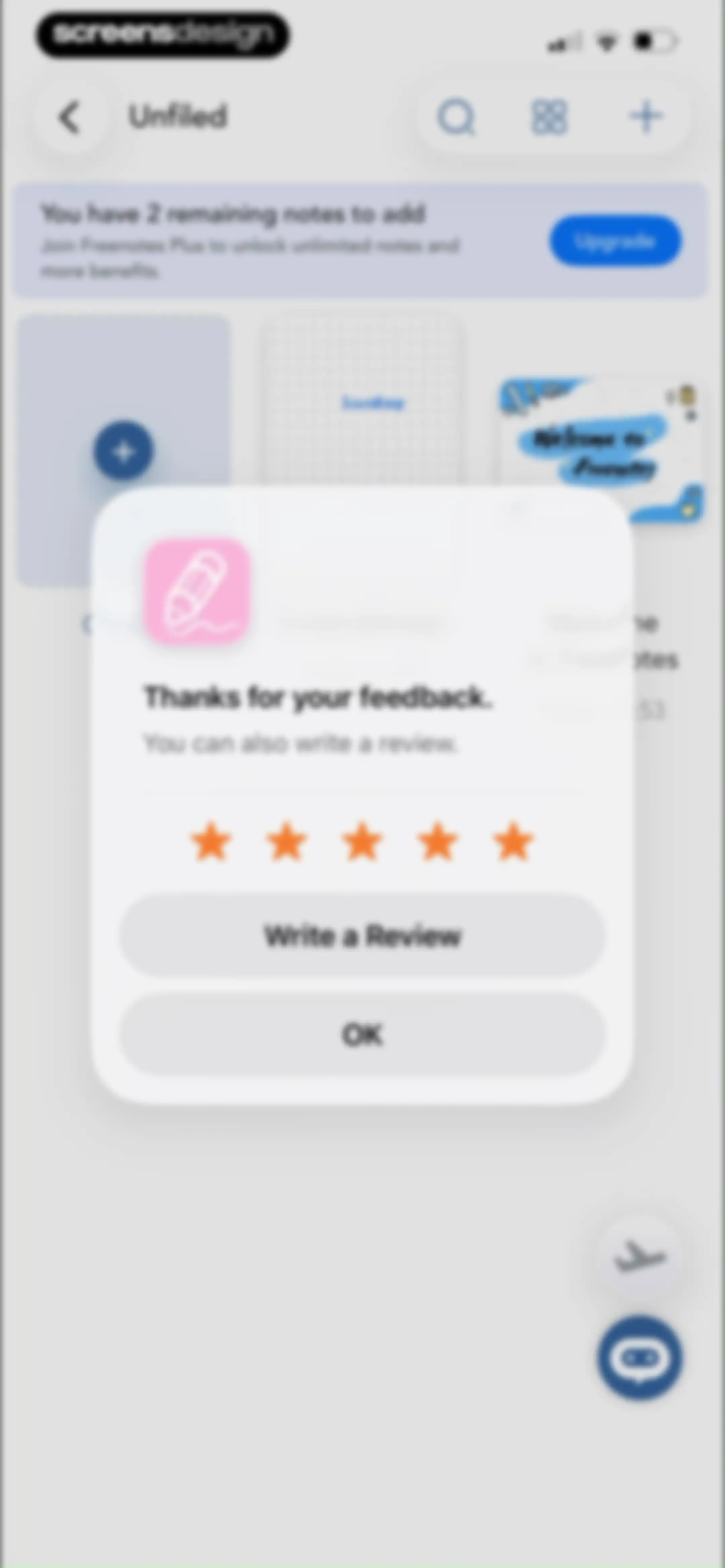 Freenotes®: AI Notes Taking screen 84