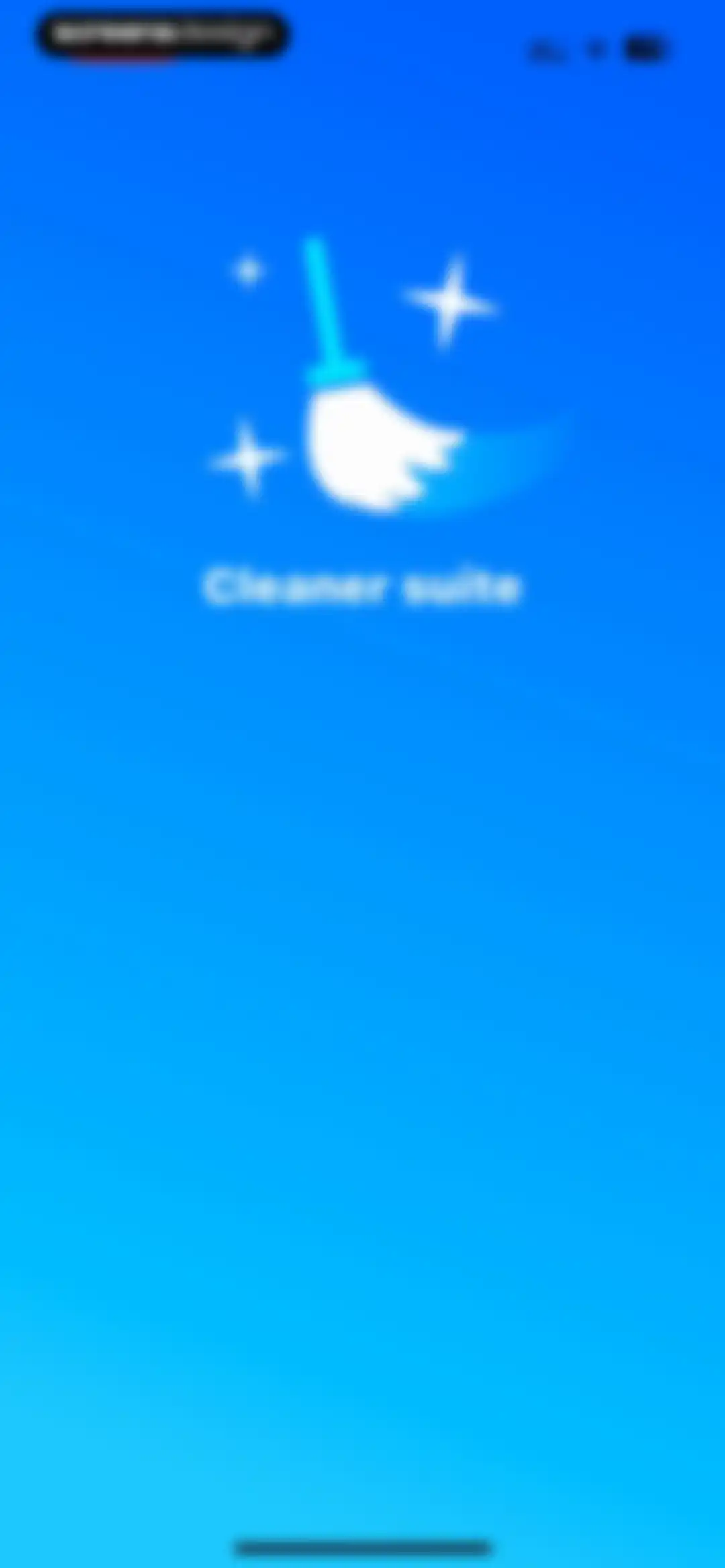 Cleaner Suite:Clean up Storage screen 1