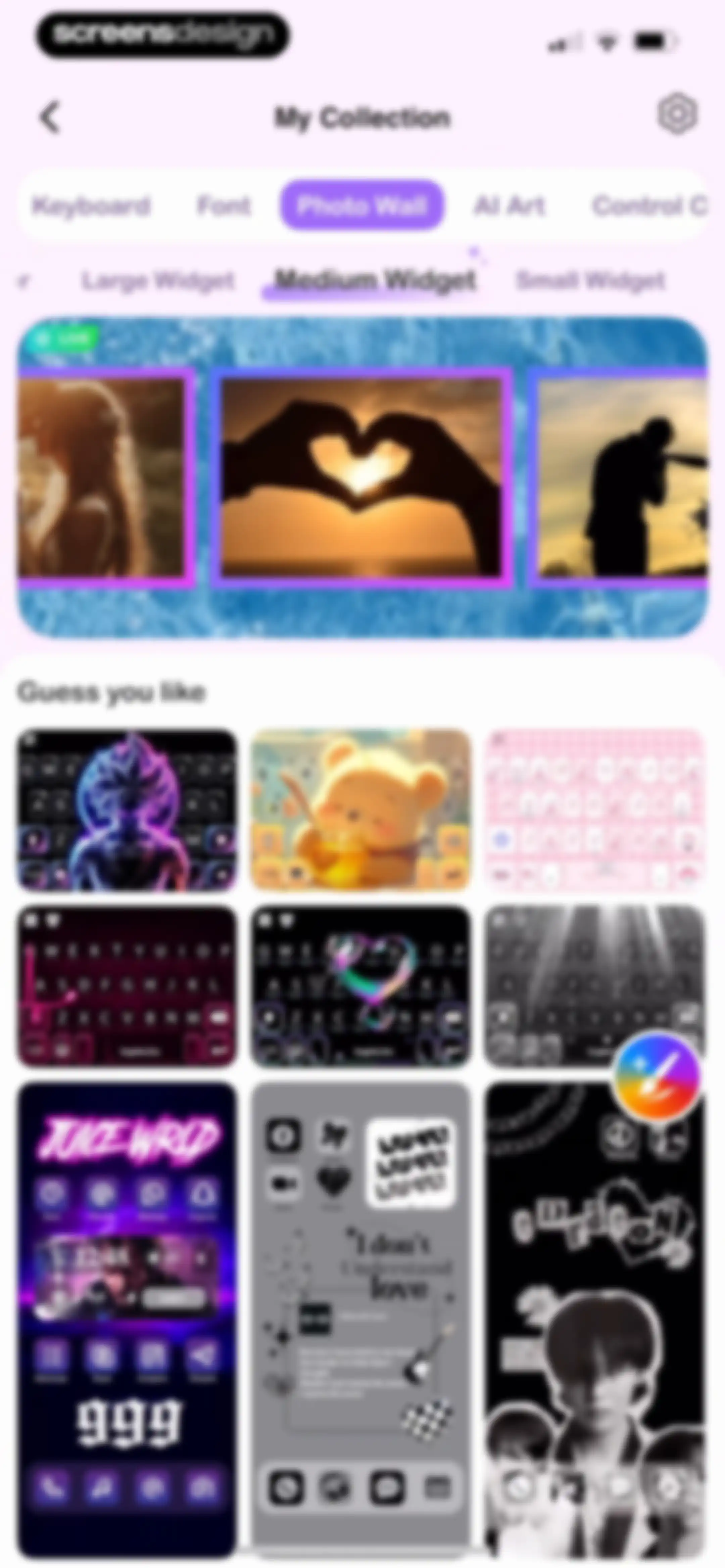 Cool Themes & Fonts: Cute Text screen 141