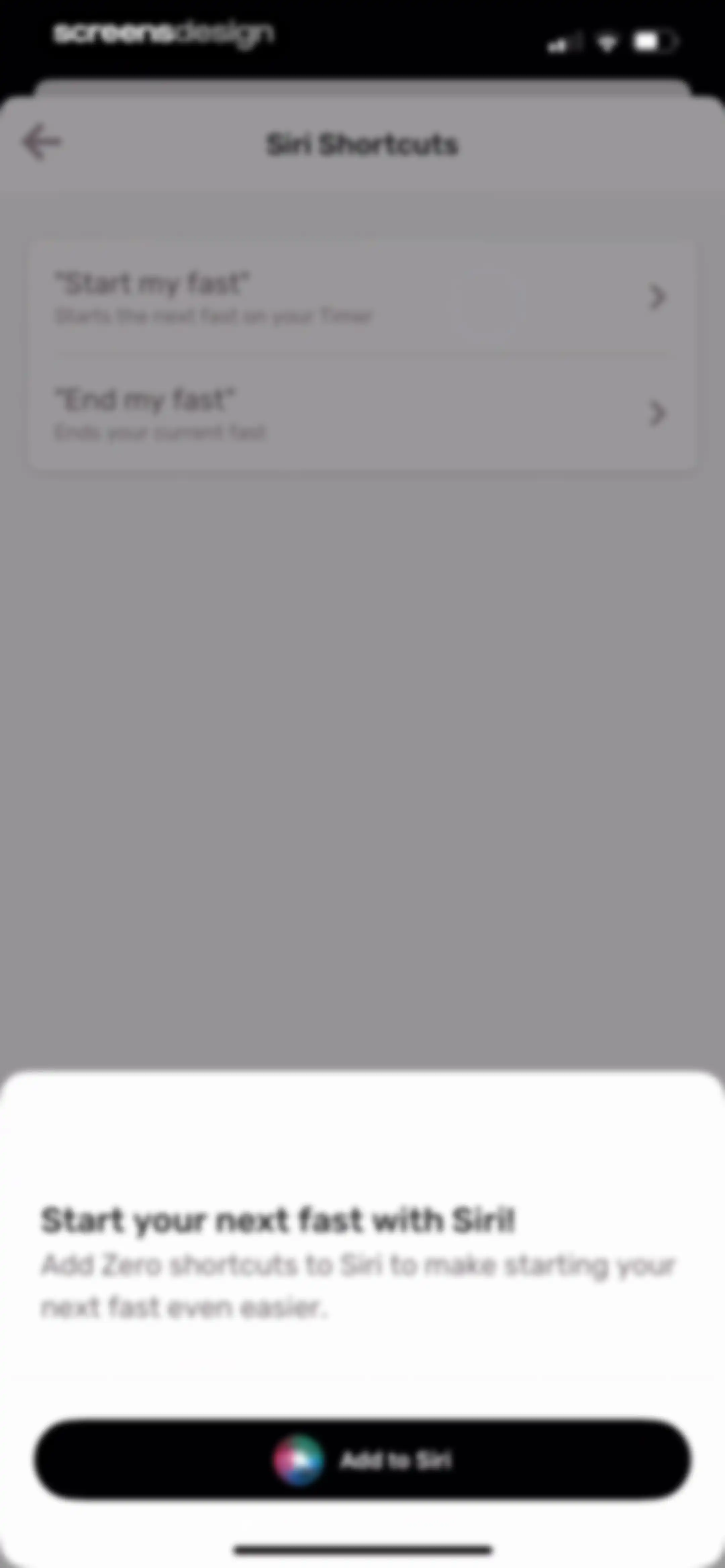 Zero: Fasting & Food Tracker screen 161