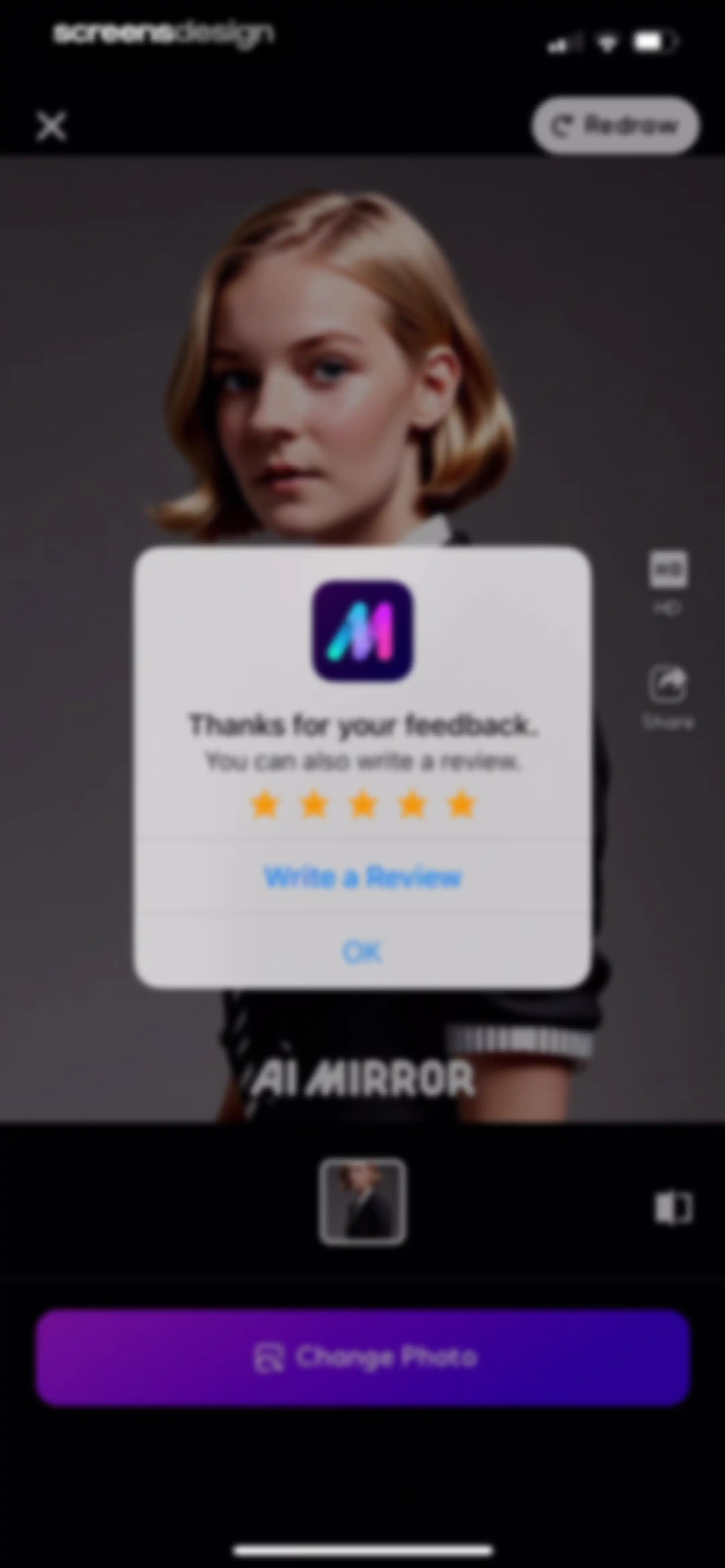 AI Mirror: AI Photo Editor screen 91