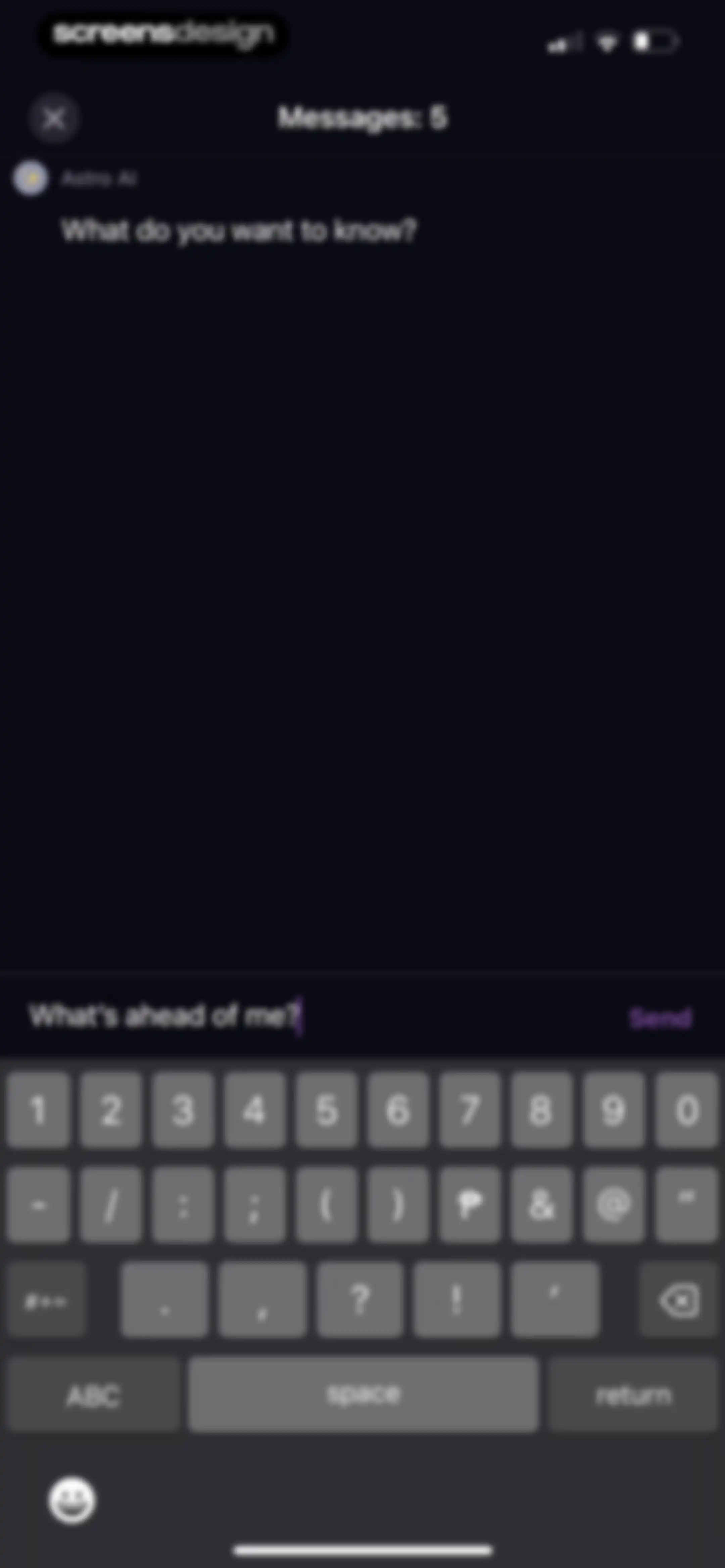 Astro AI: Life Advice screen 27