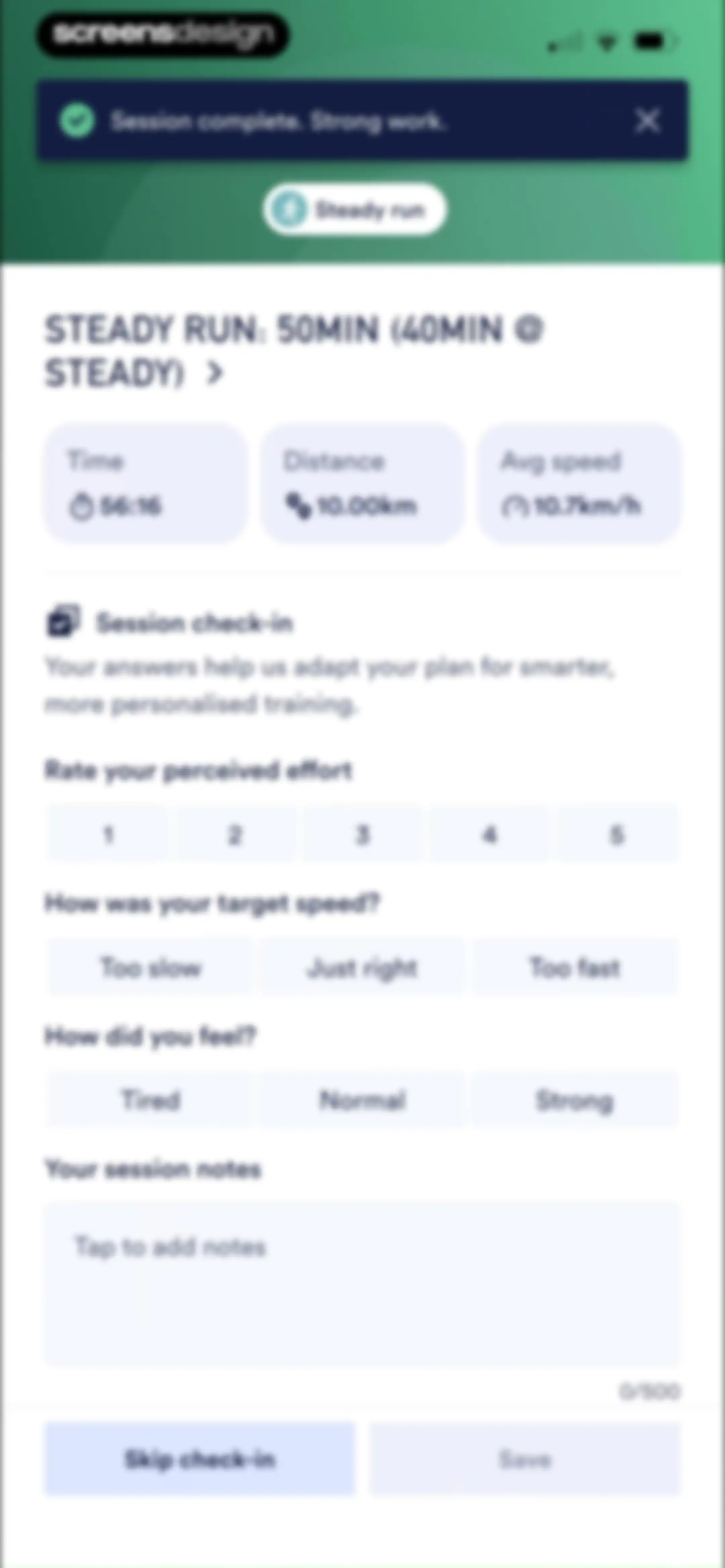 Coopah: The Run Coaching App screen 106