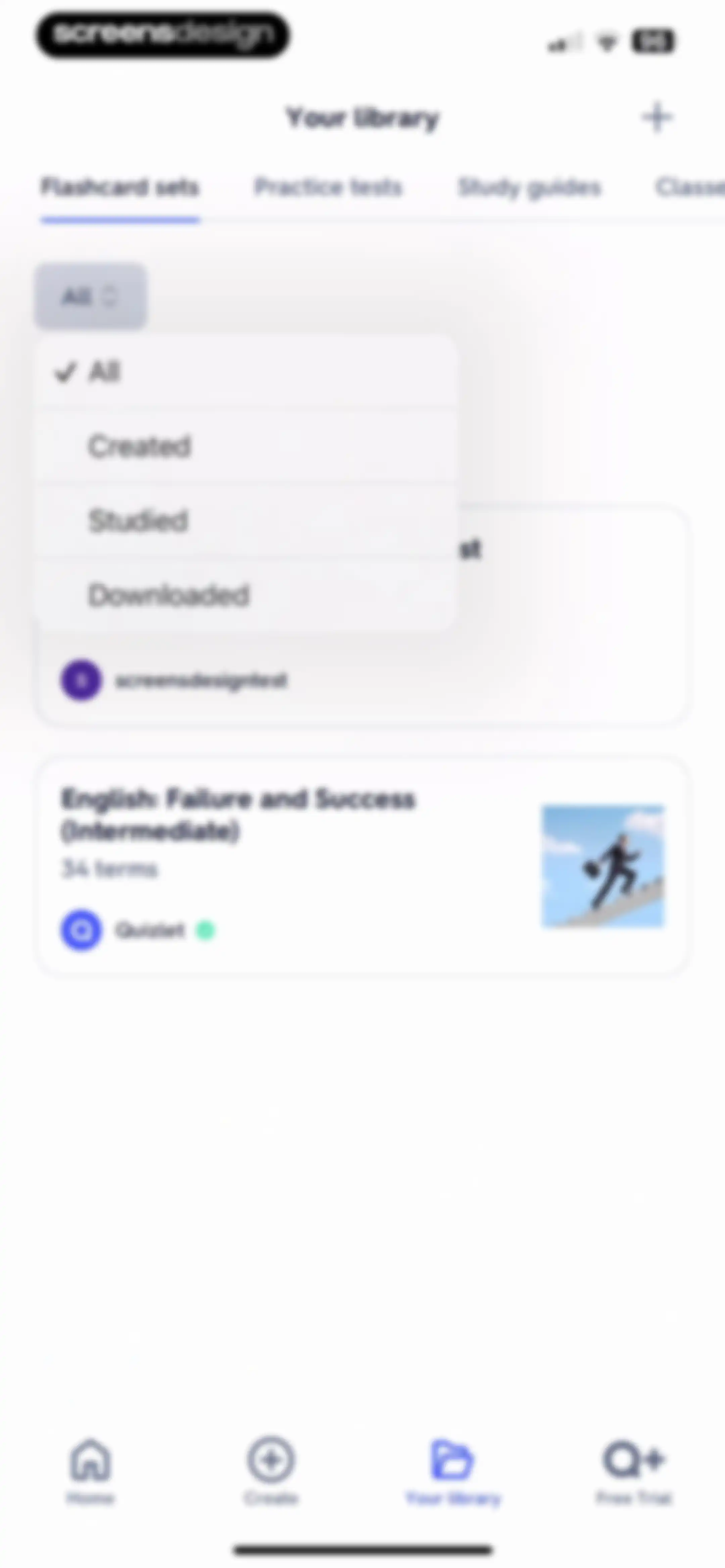 Quizlet: More than Flashcards screen 77