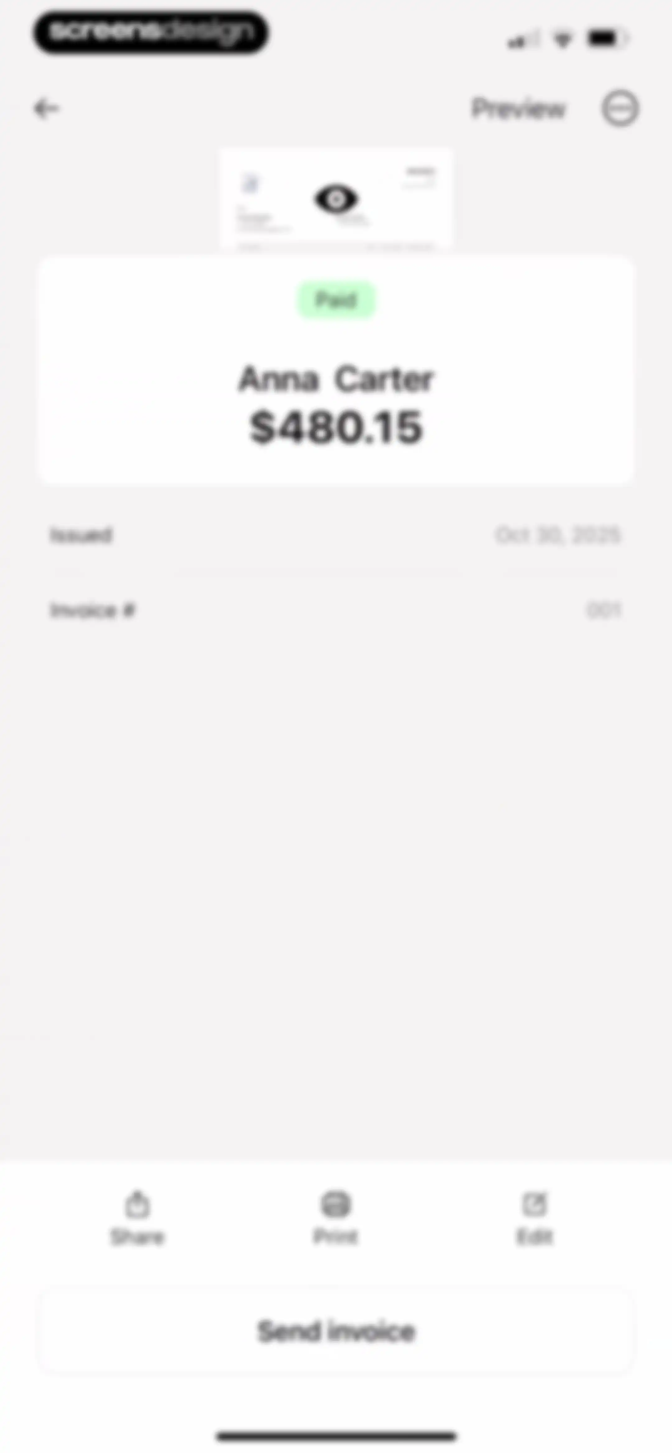 Invoice Maker ▸ Estimate App screen 29