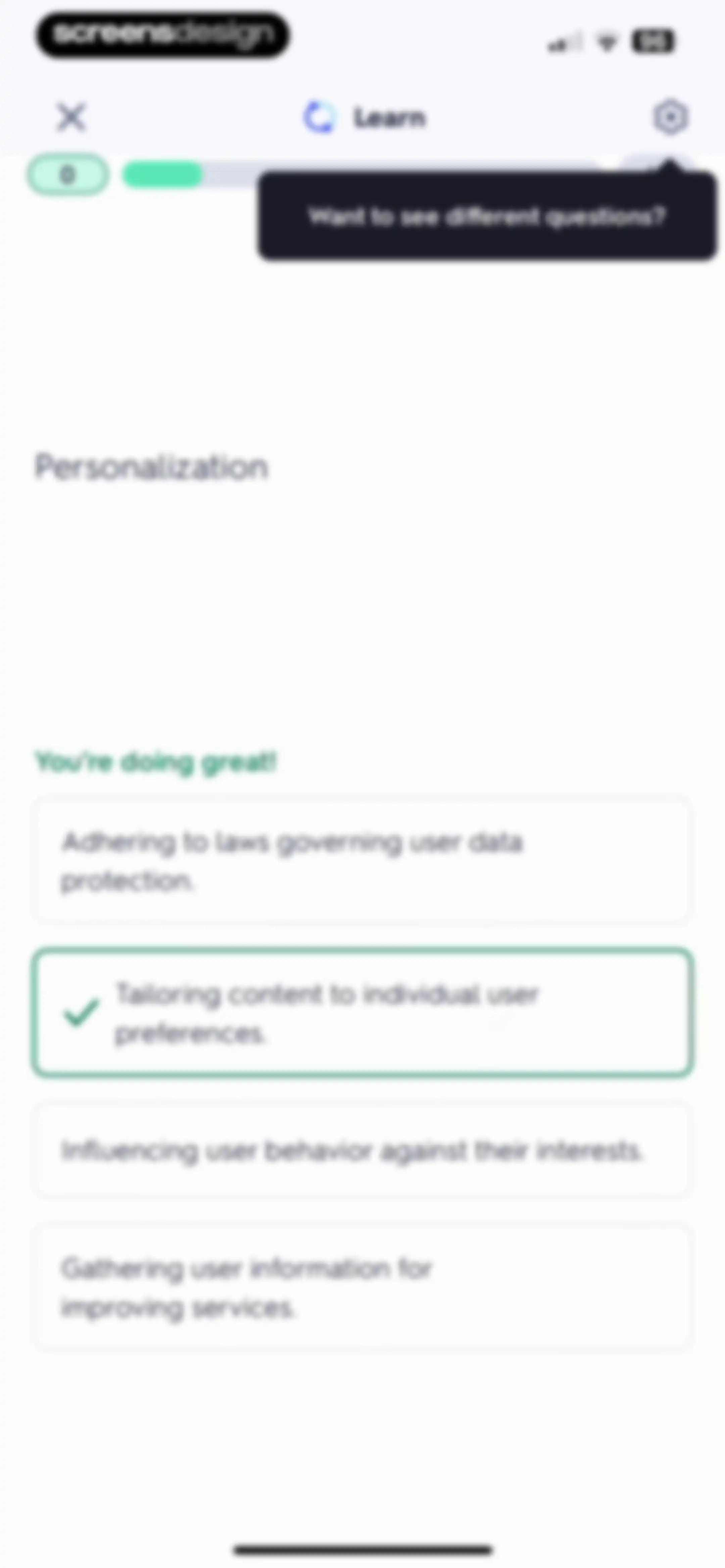 Quizlet: More than Flashcards screen 53