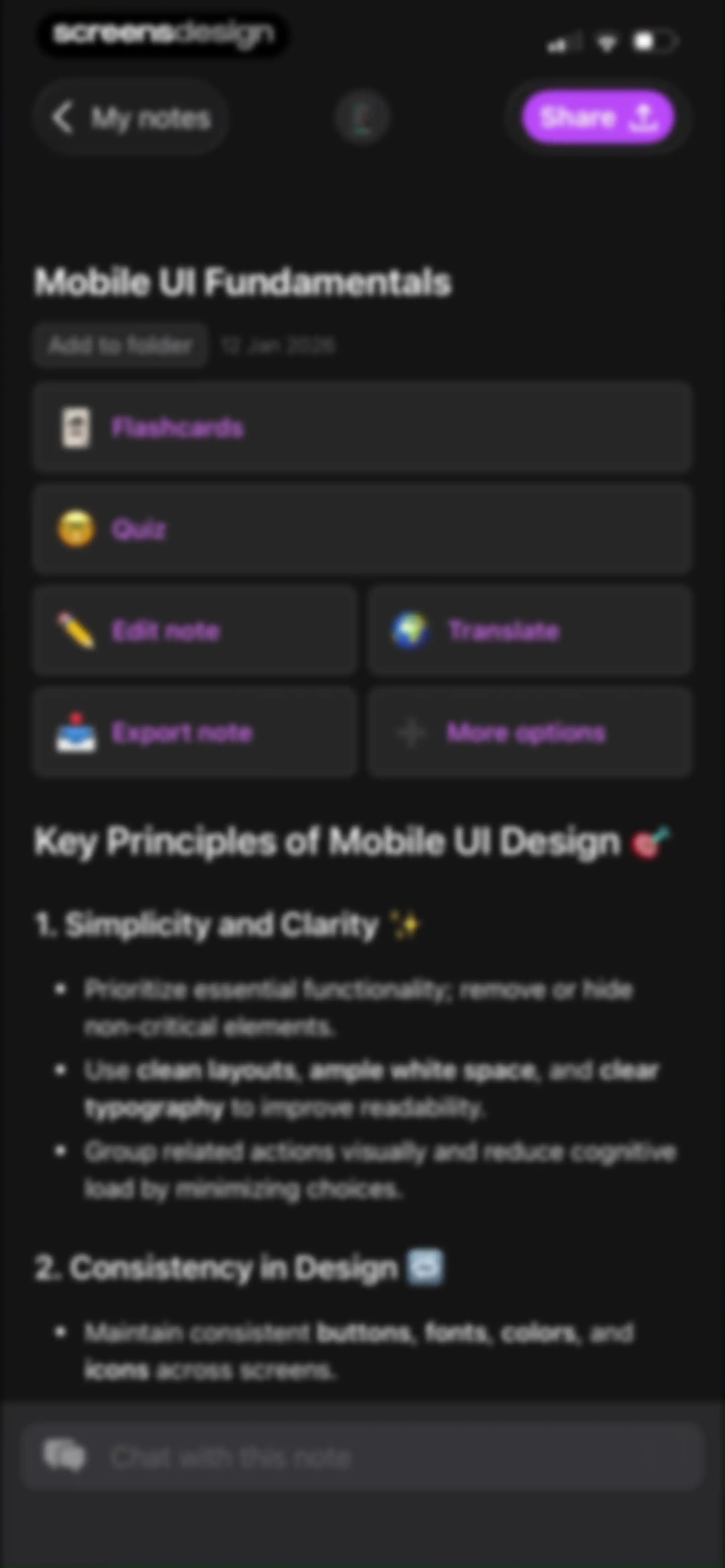 Kiwi AI - Notetaker screen 39