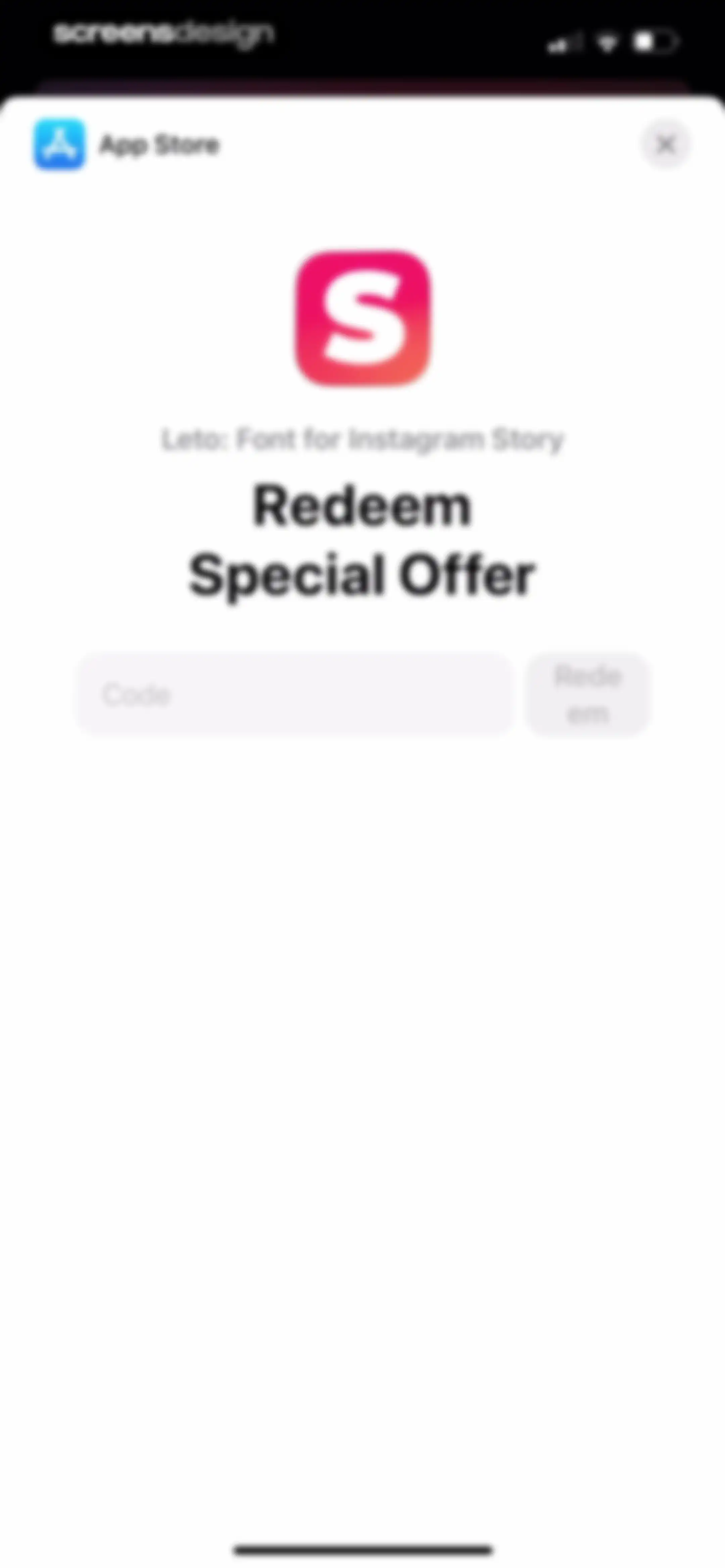 Leto: Font for Instagram Story screen 167
