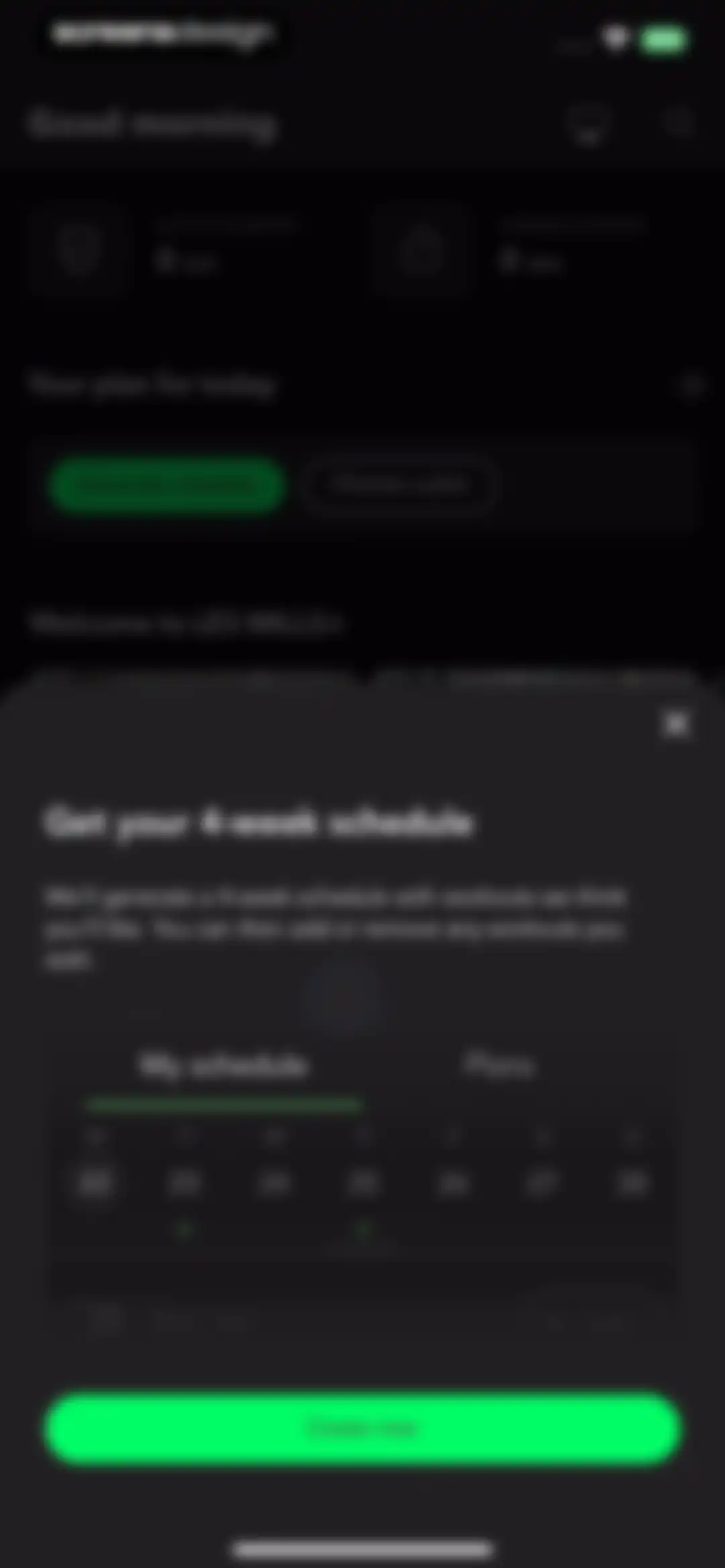 LES MILLS+: home workout app screen 10