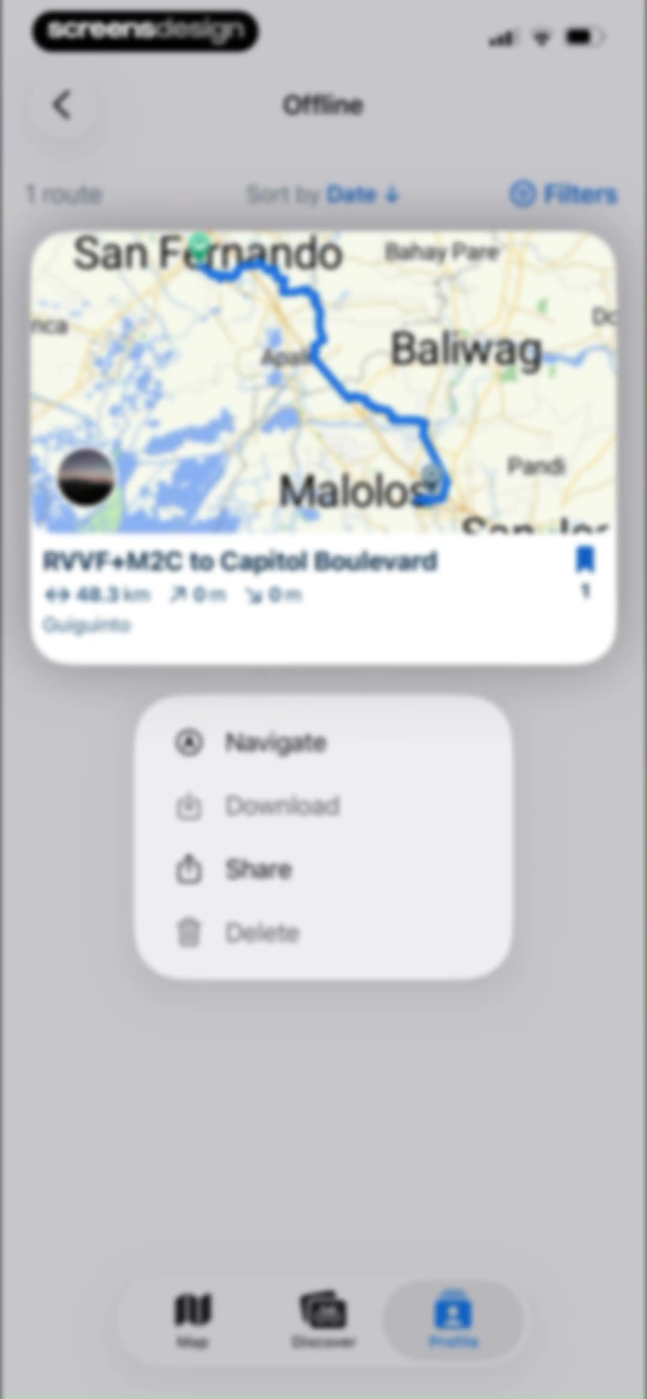 Bikemap: Bicycle Tracker & GPS screen 102
