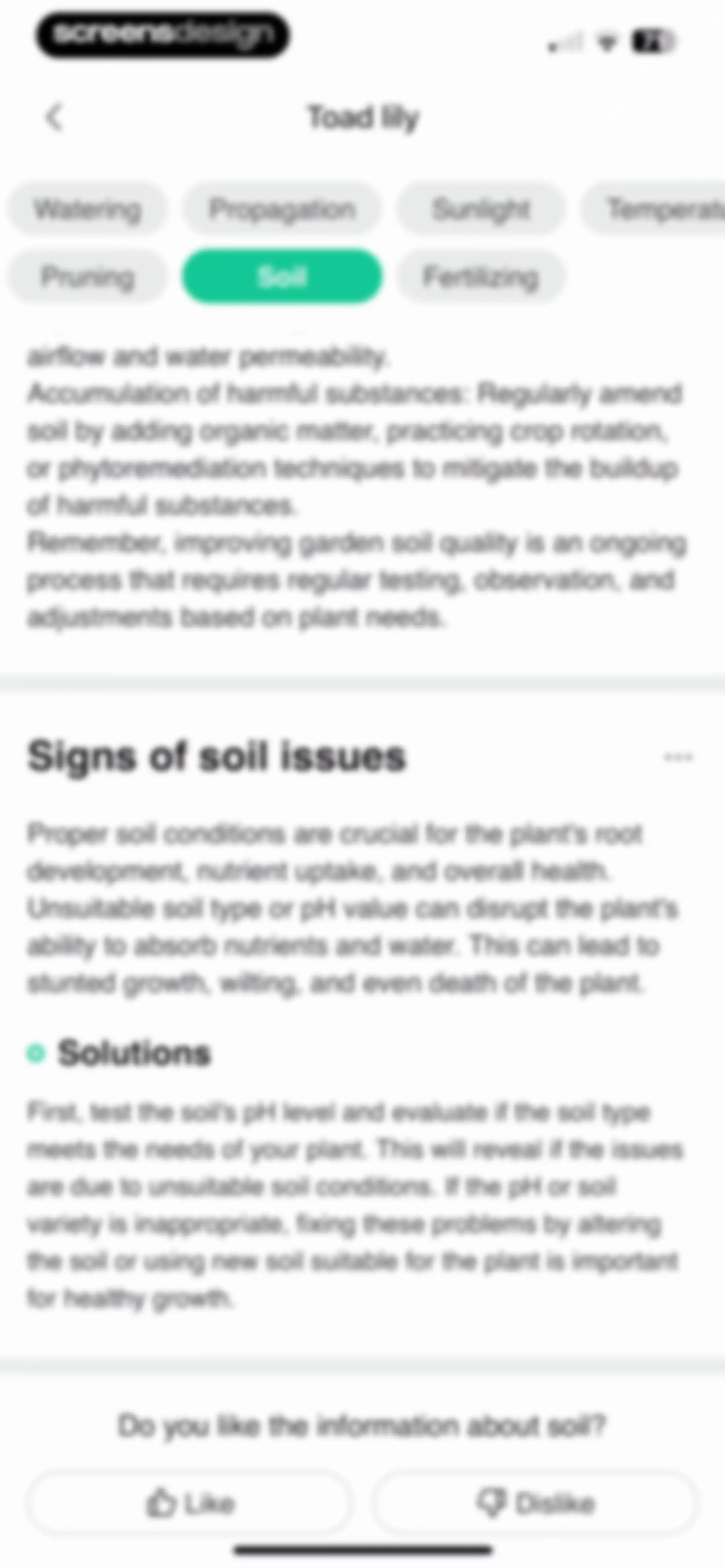 Plant Parent: Plant Care Guide screen 181