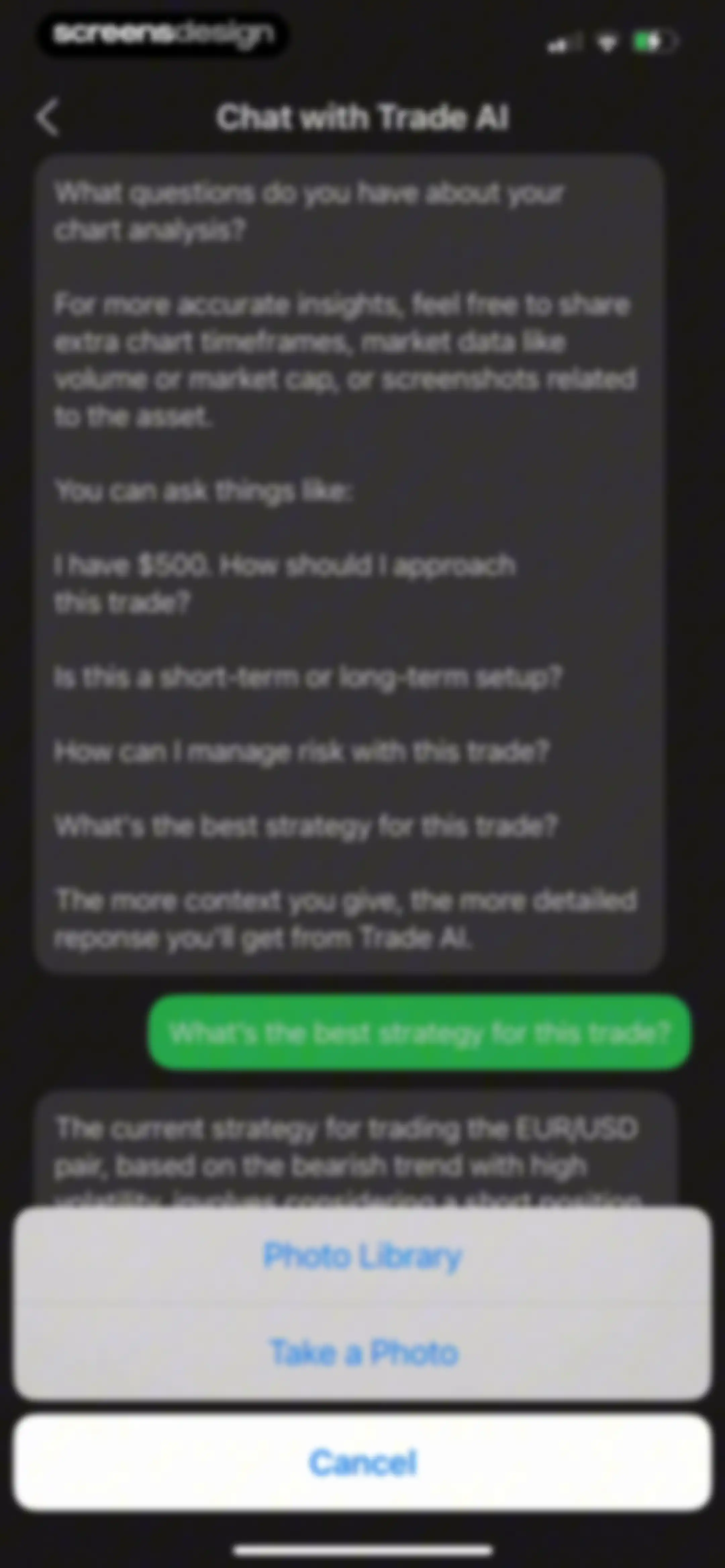 Trade AI: Chart AI Analysis screen 44