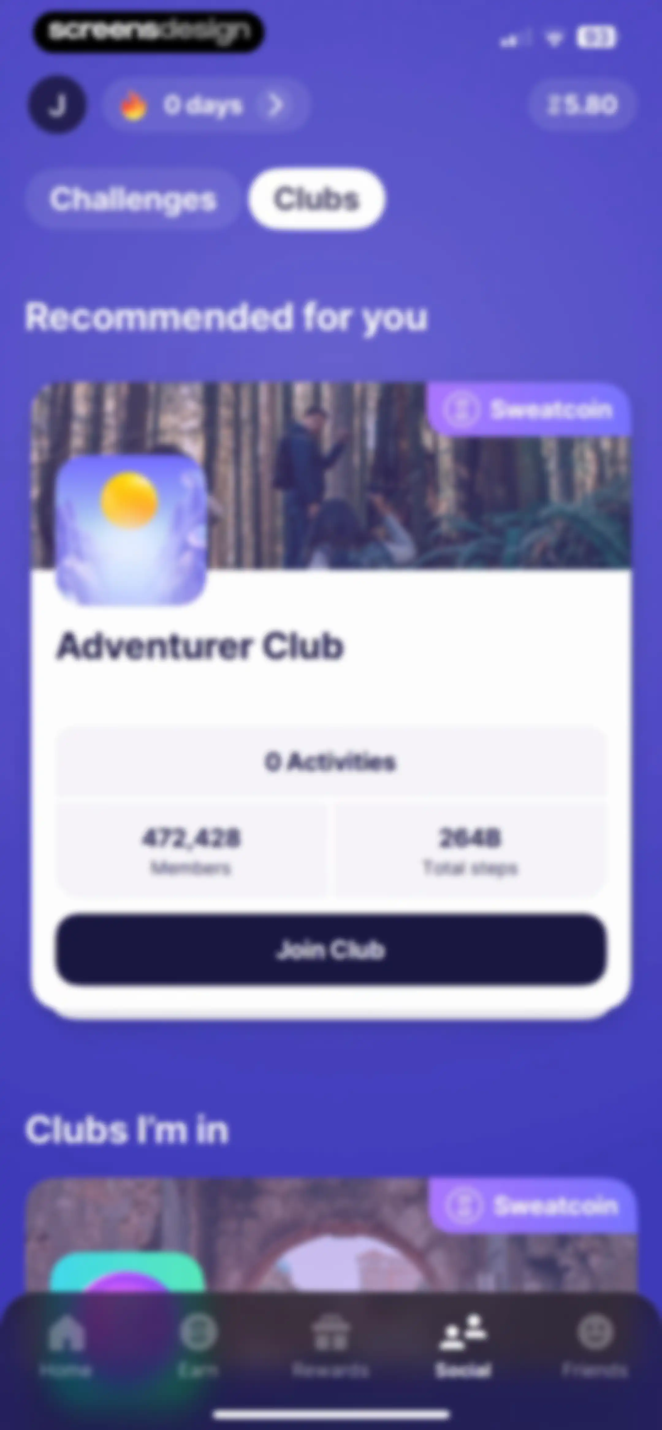 Sweatcoin Walking Step Counter screen 132