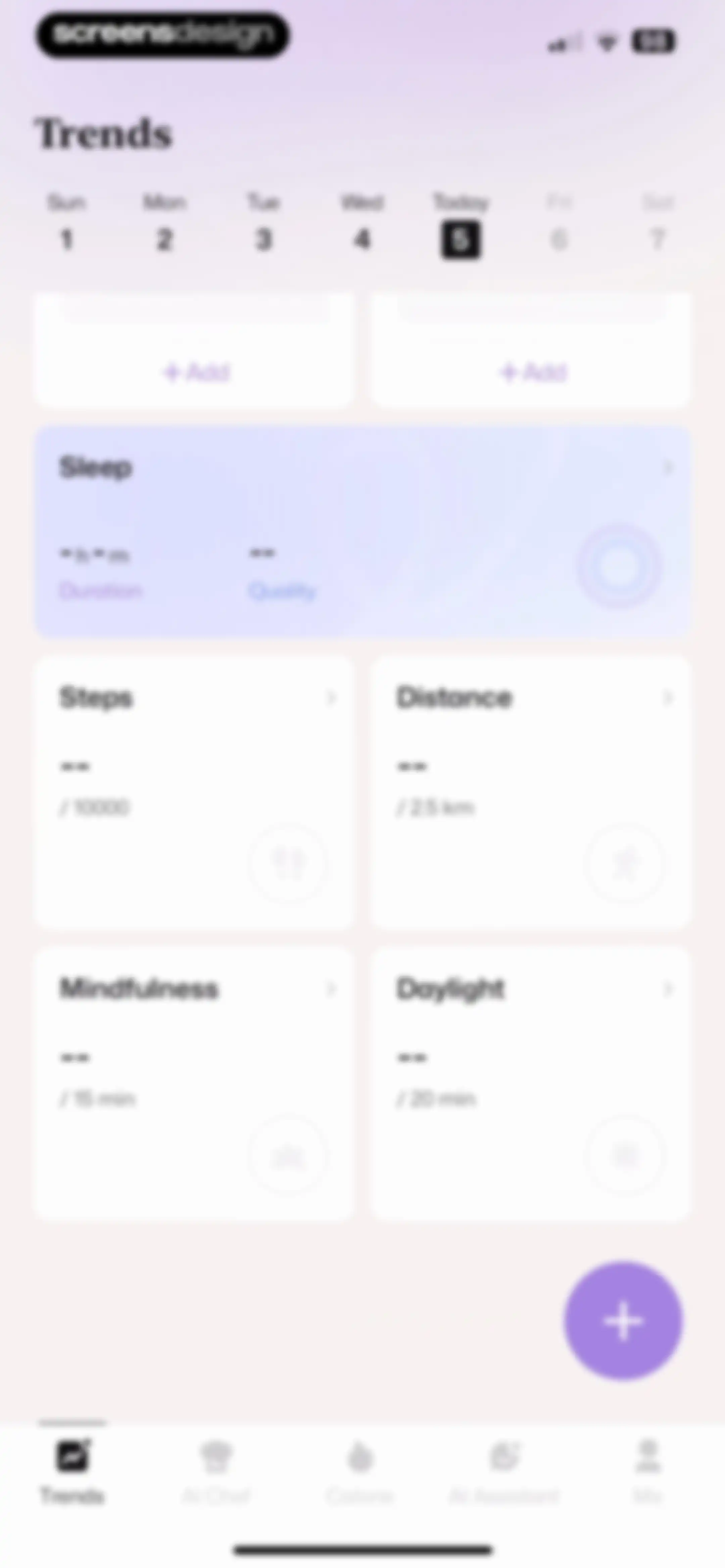Well AI: Improve Well-being screen 51