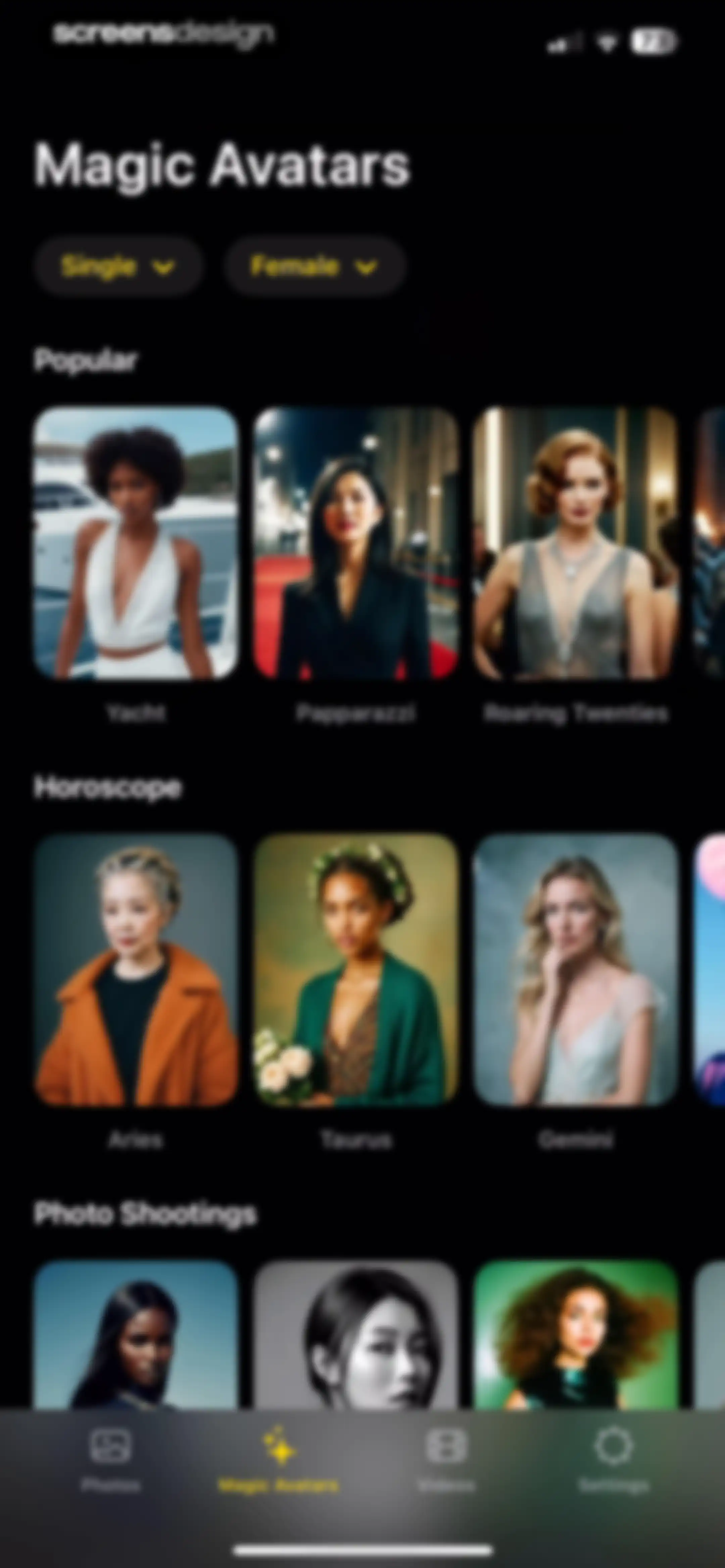Lensa AI: Photo Editor screen 75
