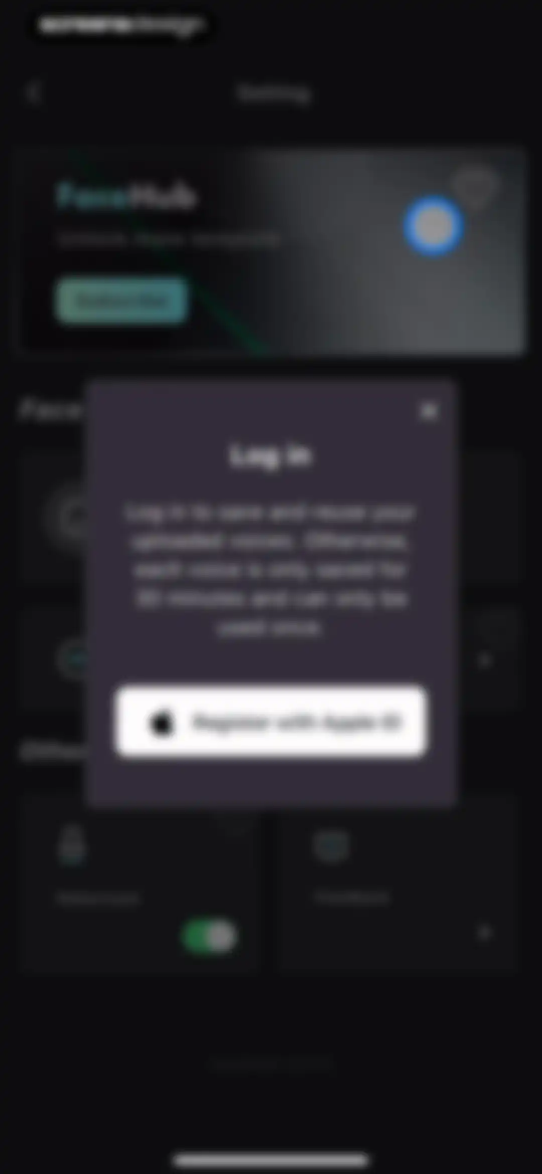 AI Video Generator: FaceHub screen 47