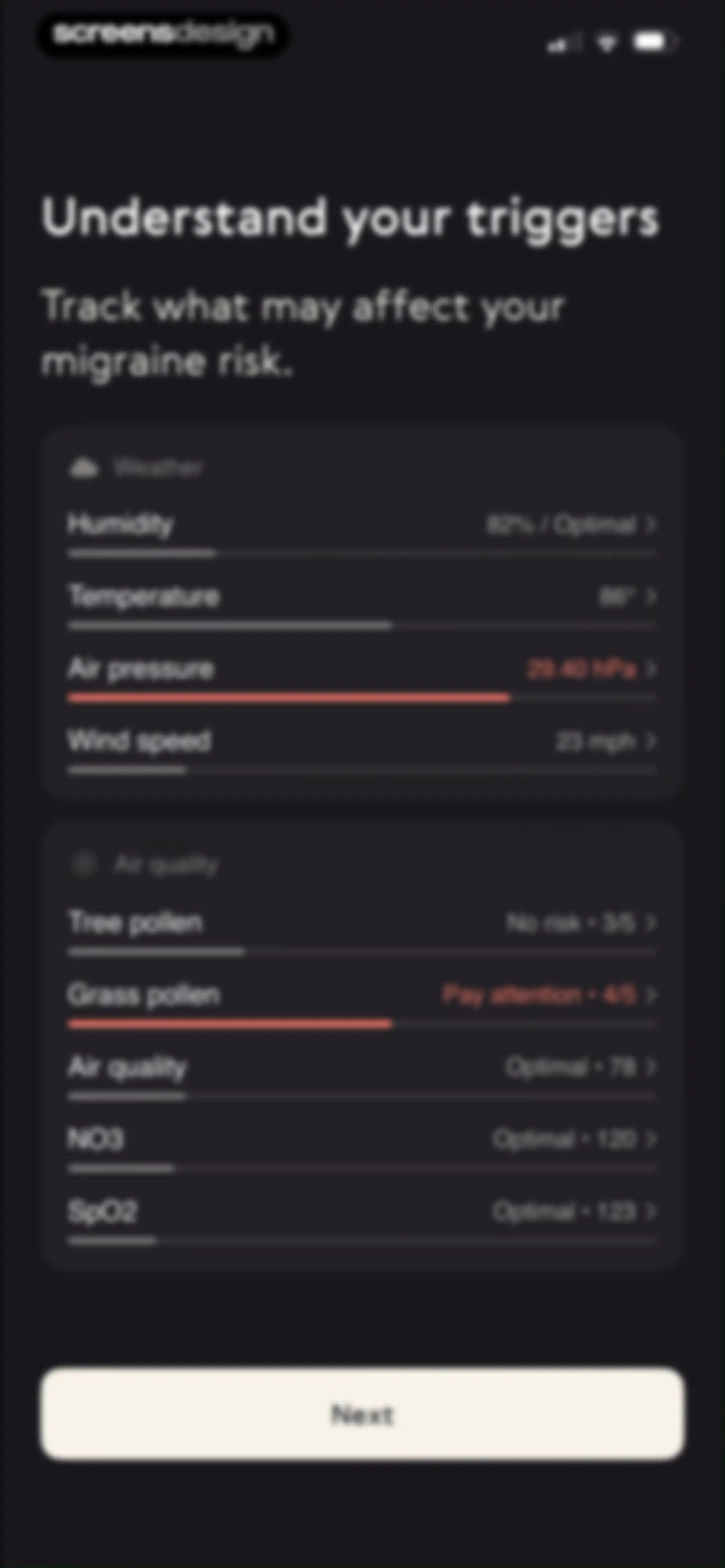 Relief - Migraine Tracker screen 18