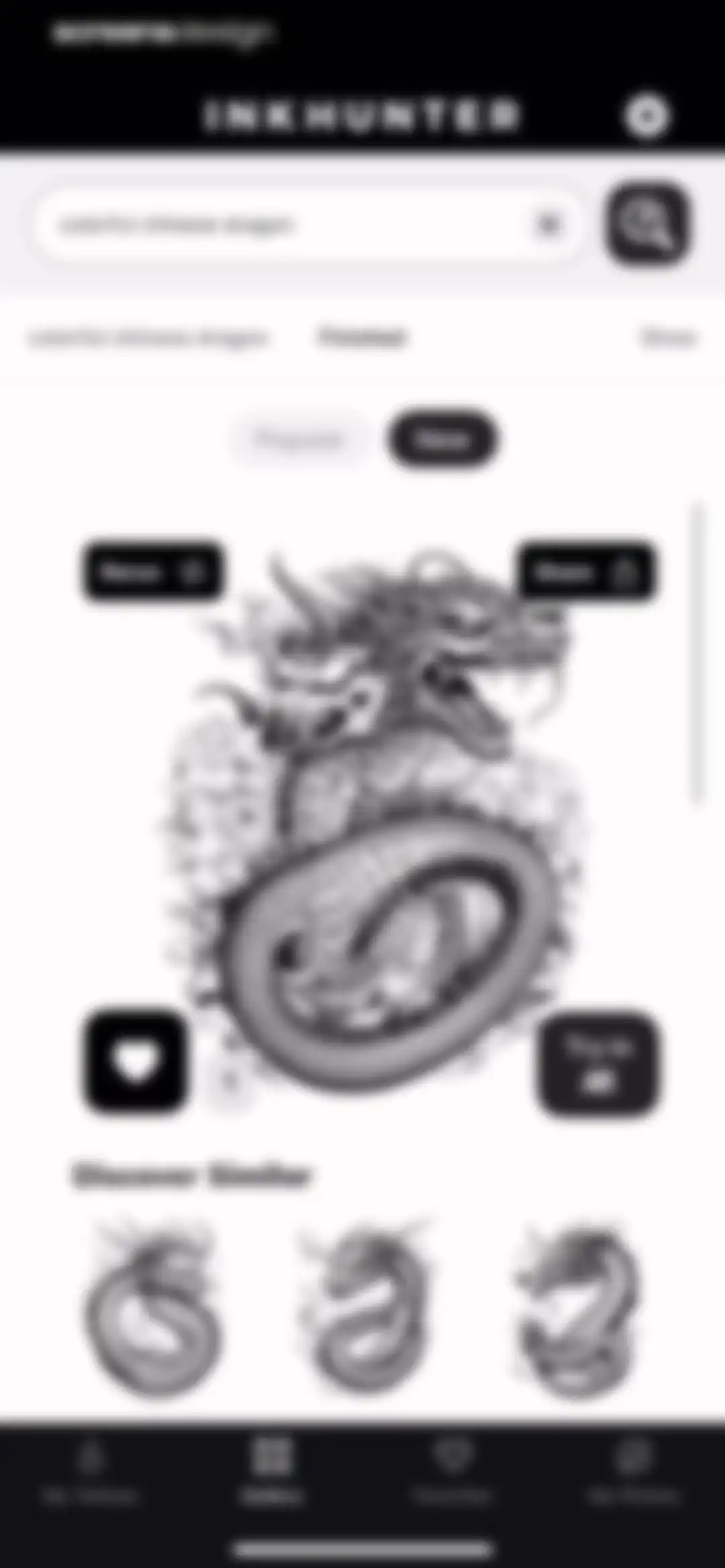INKHUNTER - AI Tattoo Design screen 8