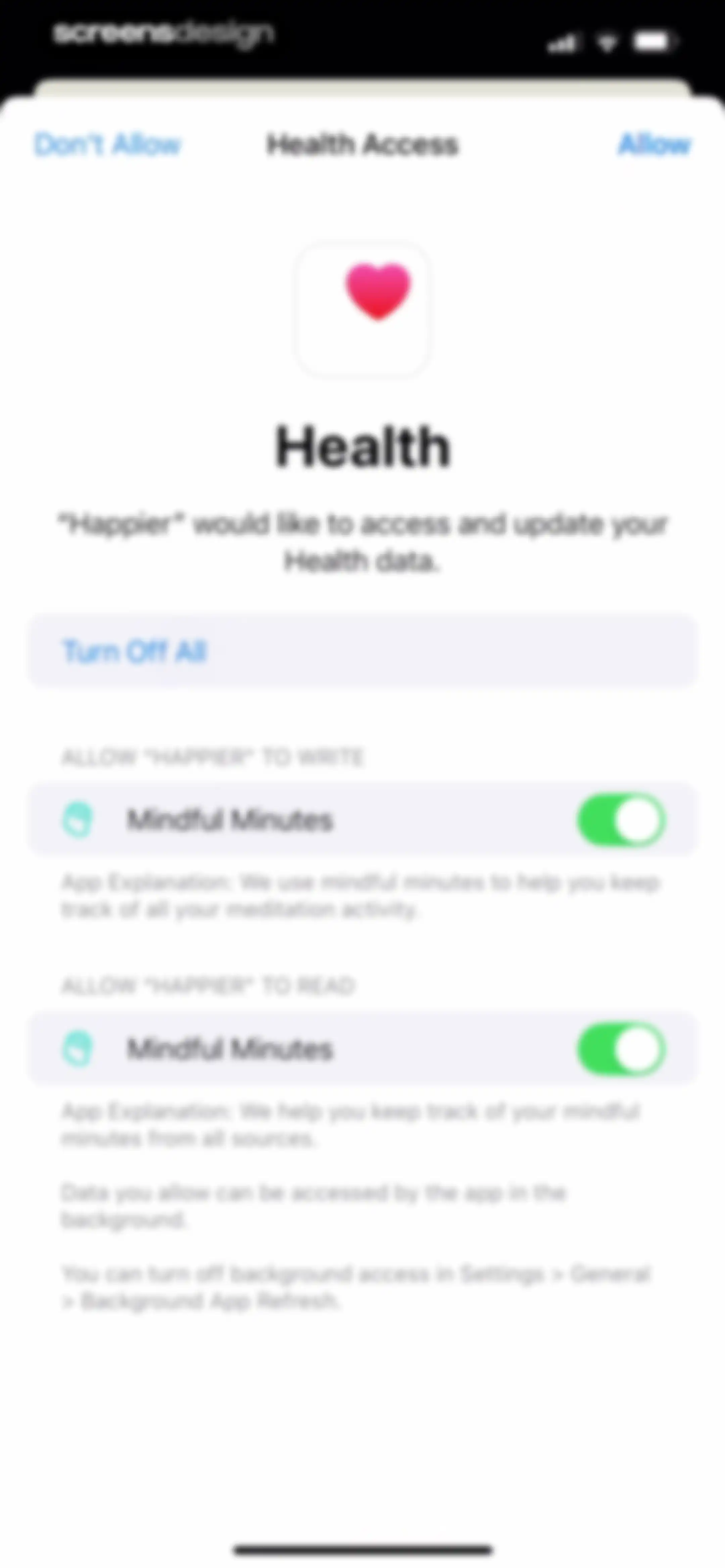 Happier Meditation screen 140