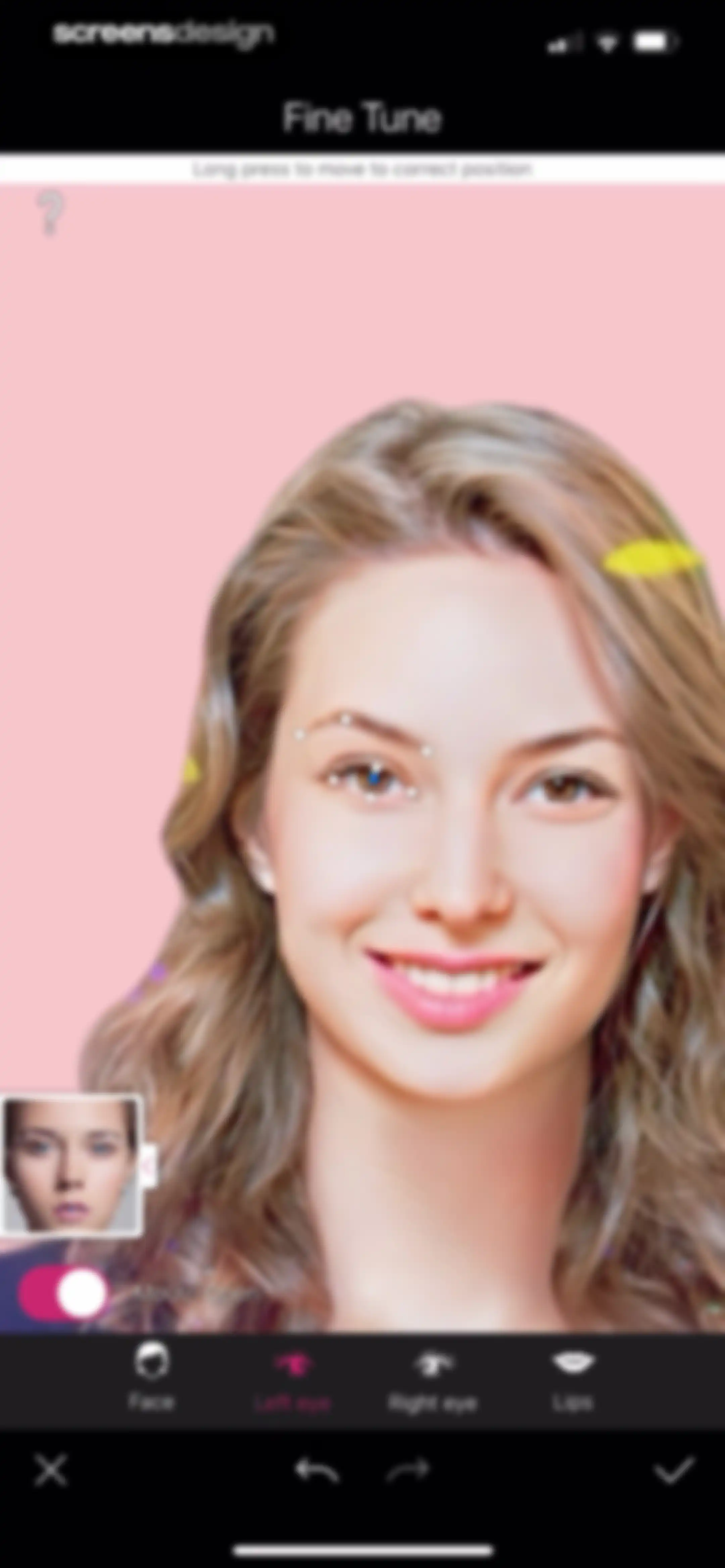 YouCam Makeup: Face Editor screen 134