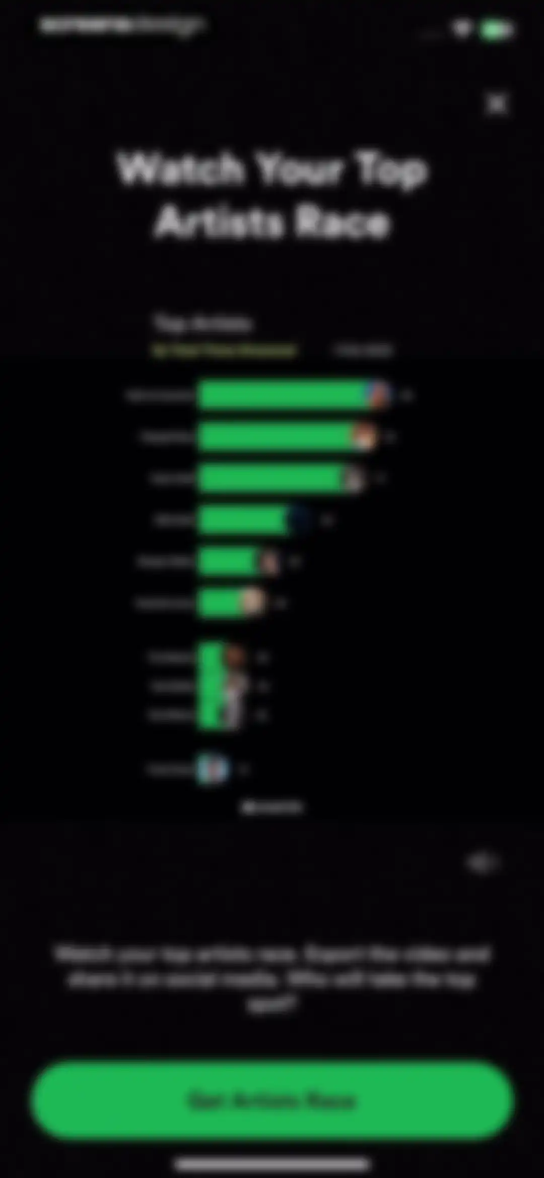 must.fm for Spotify Stats screen 44