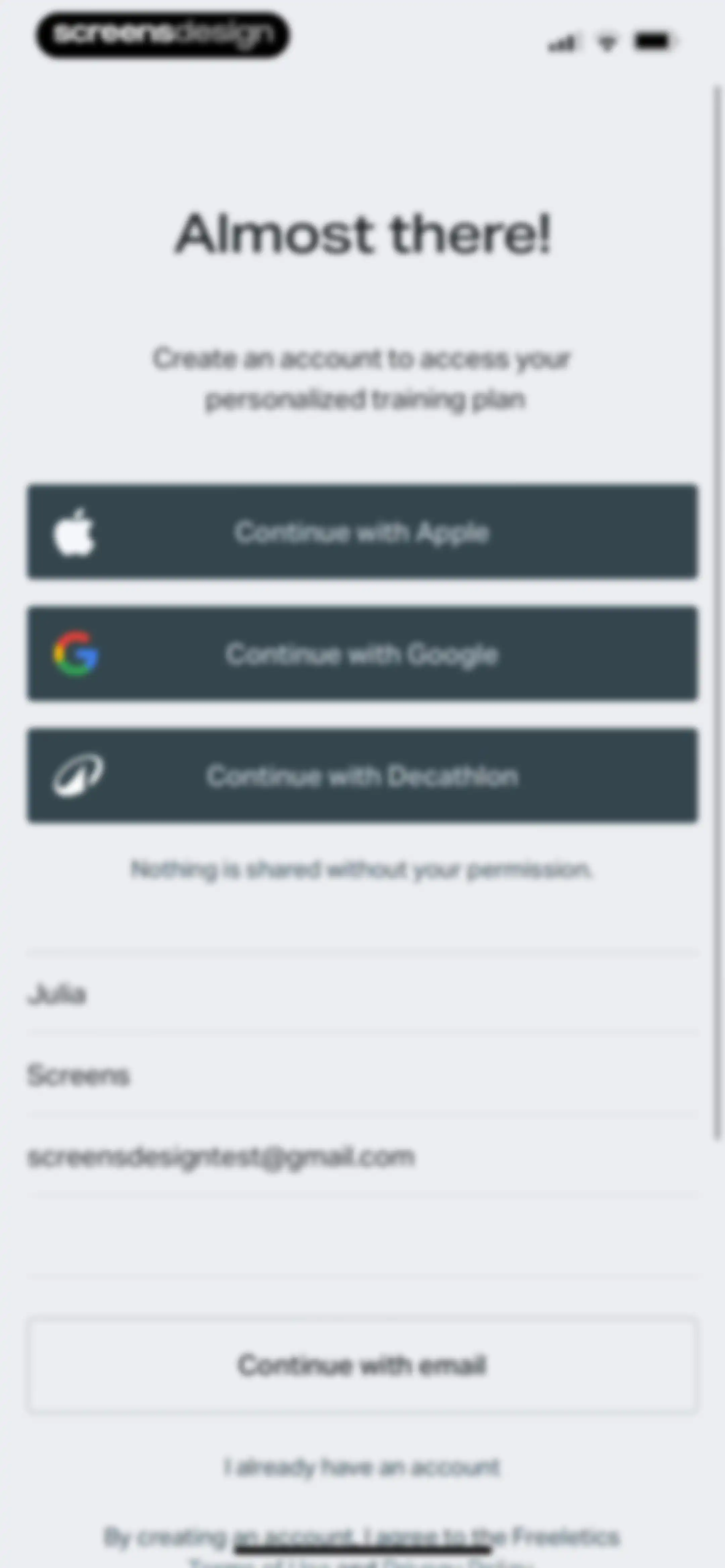 Freeletics: Workouts & Fitness screen 29